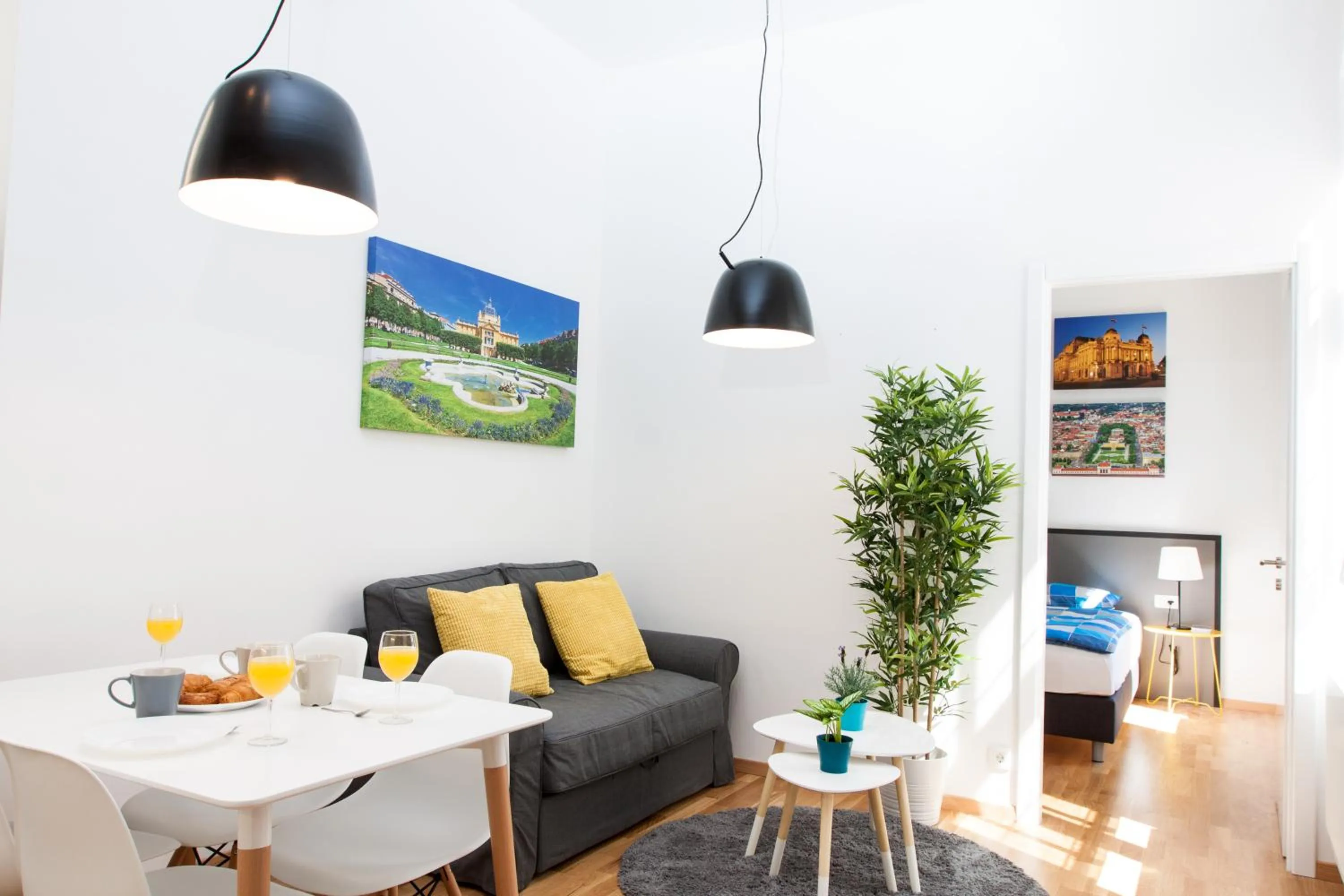 Living room in LOOX apartments Hatzova