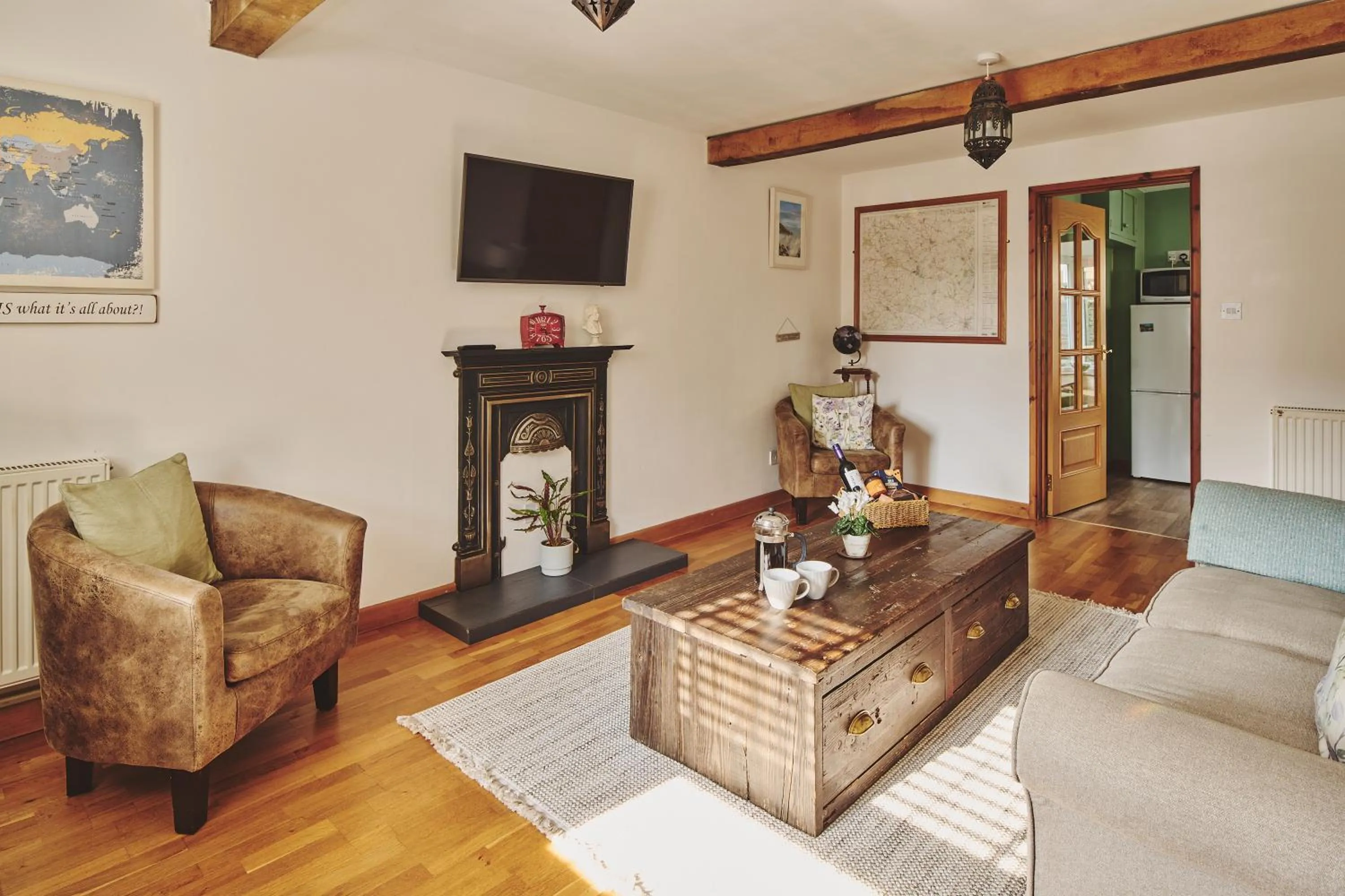 Living room in The Lansdowne Guest House