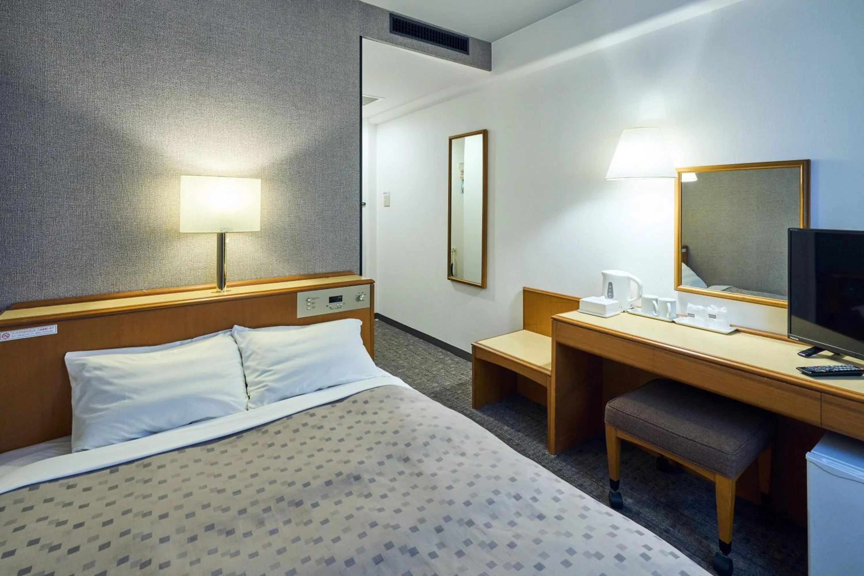 Photo of the whole room, Bed in Hotel Lexton Kagoshima Annex
