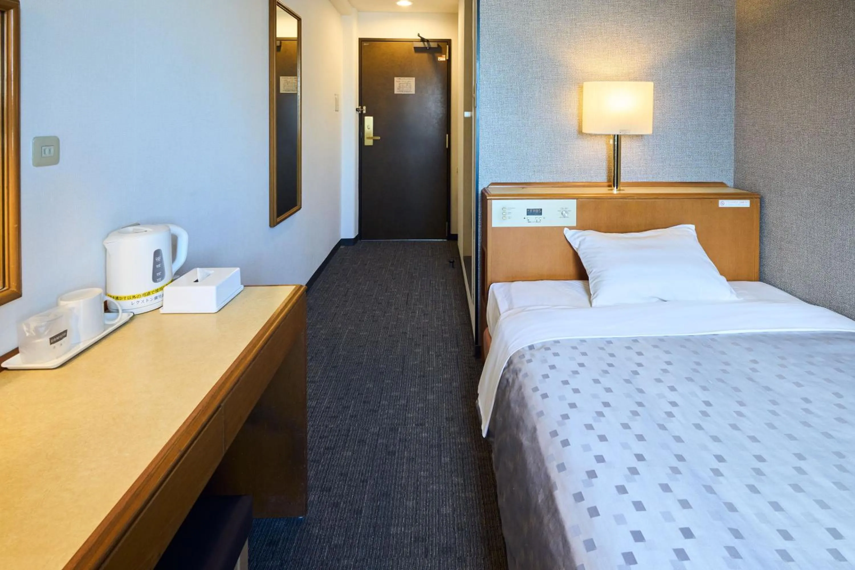 Photo of the whole room, Bed in Hotel Lexton Kagoshima Annex