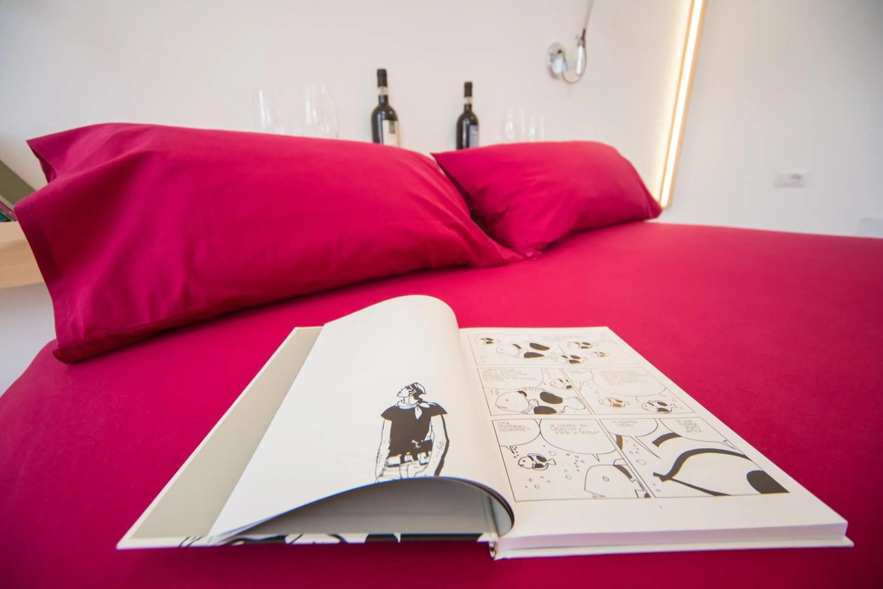 Decorative detail, Bed in winebnb