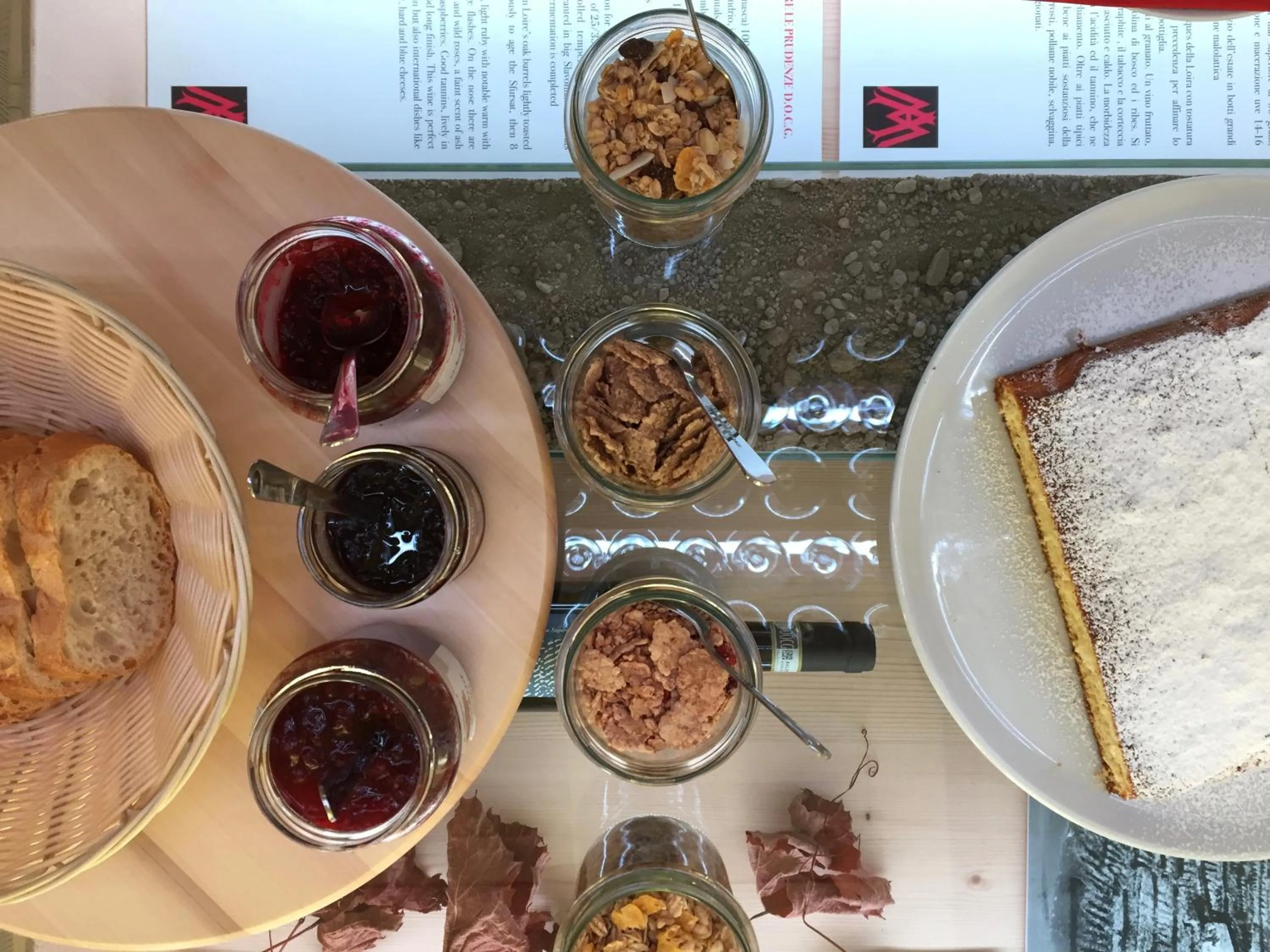 Food and drinks in winebnb