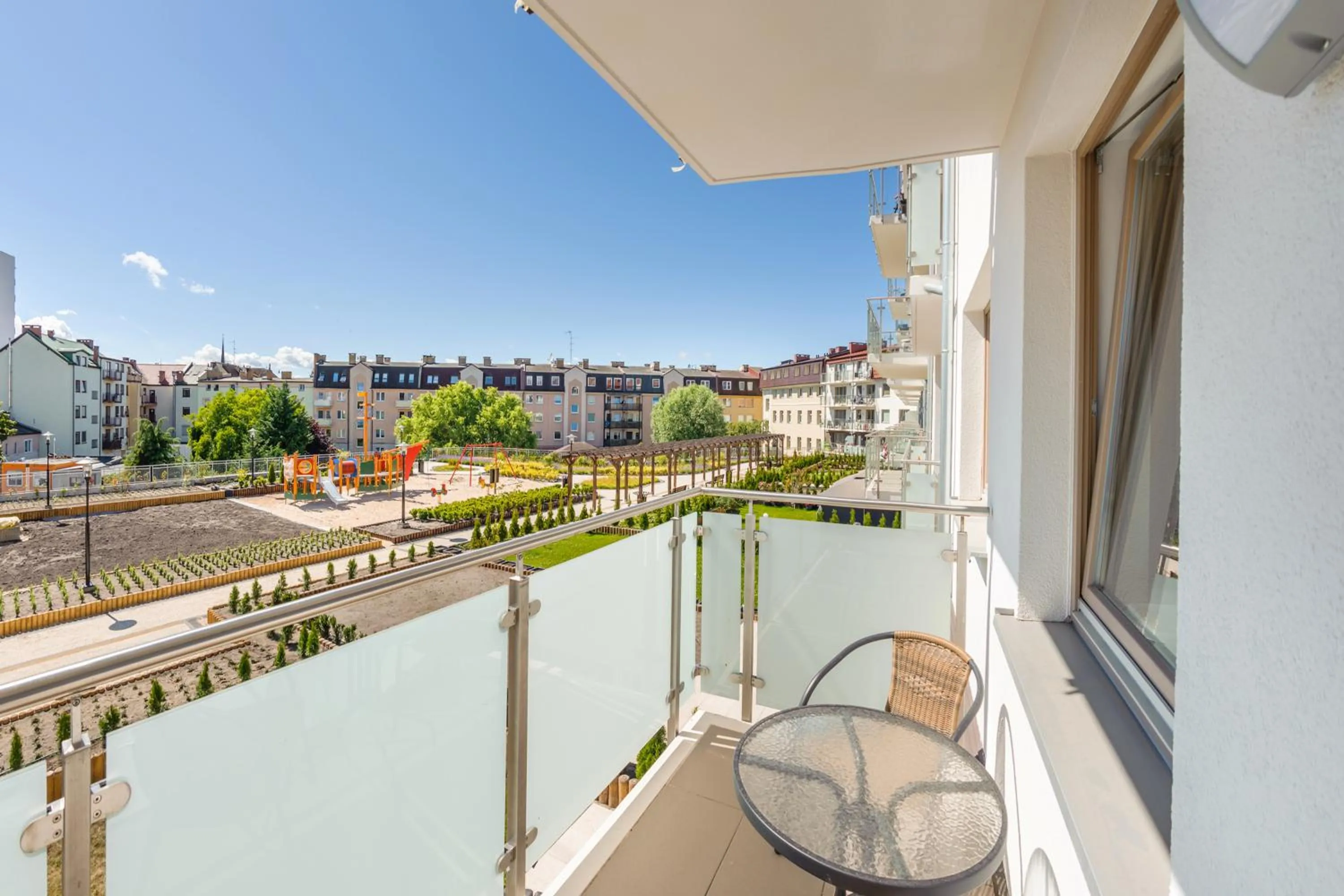 Balcony/Terrace in Kwartał Róży Wiatrów, Sun & Snow