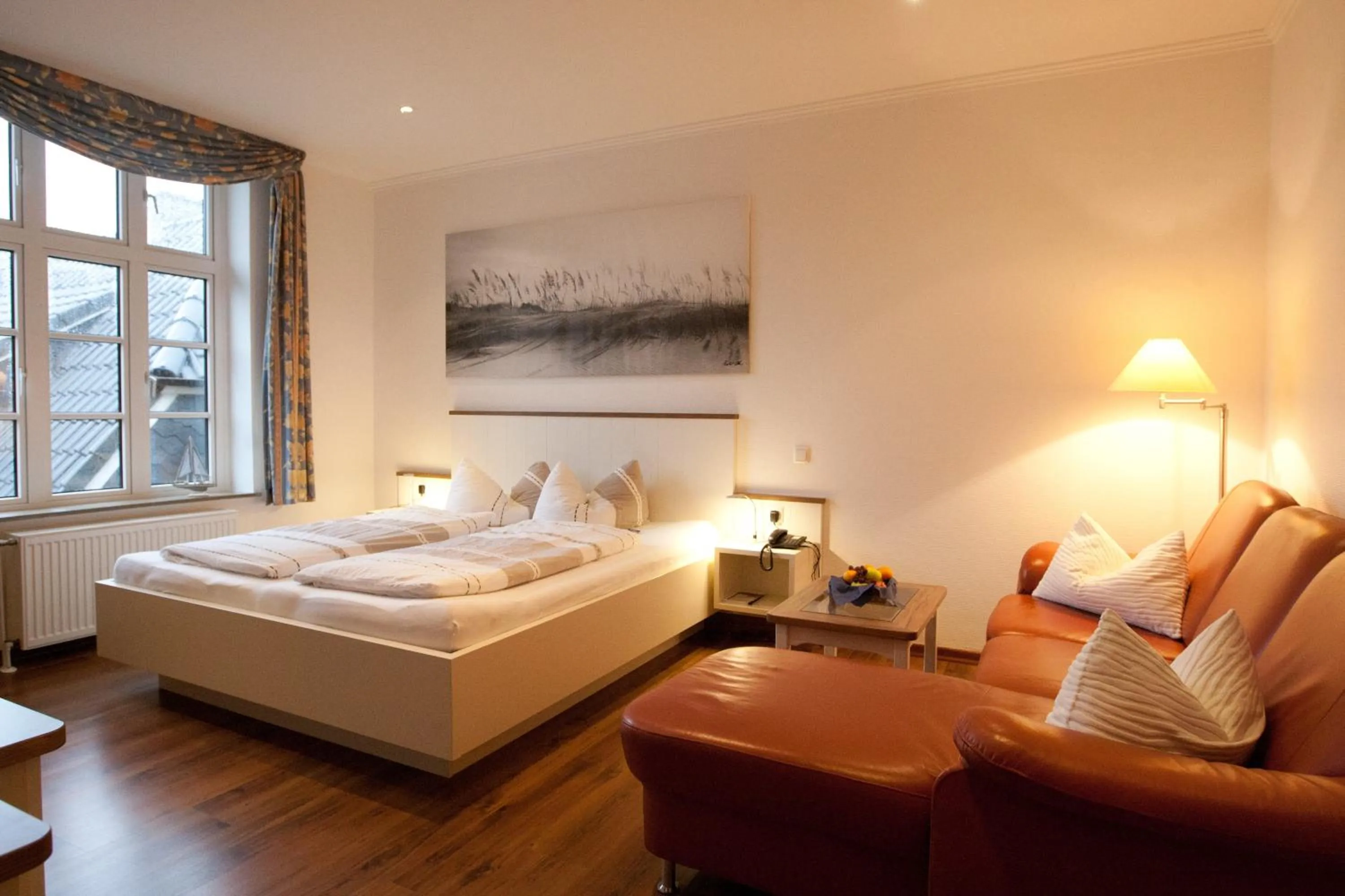 Bed in Hotel Restaurant Friedrichs