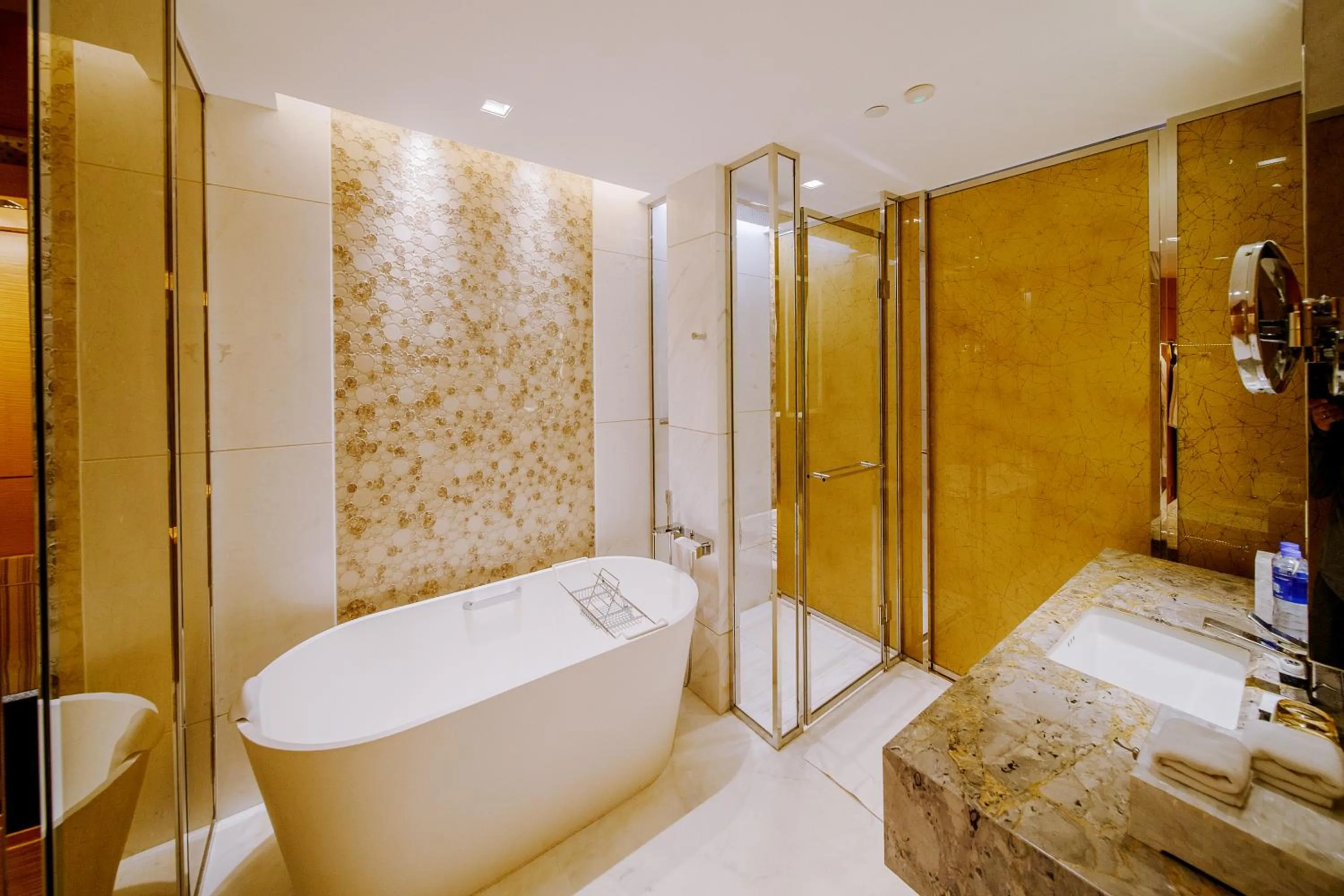 Bathroom in Pan Pacific Beijing