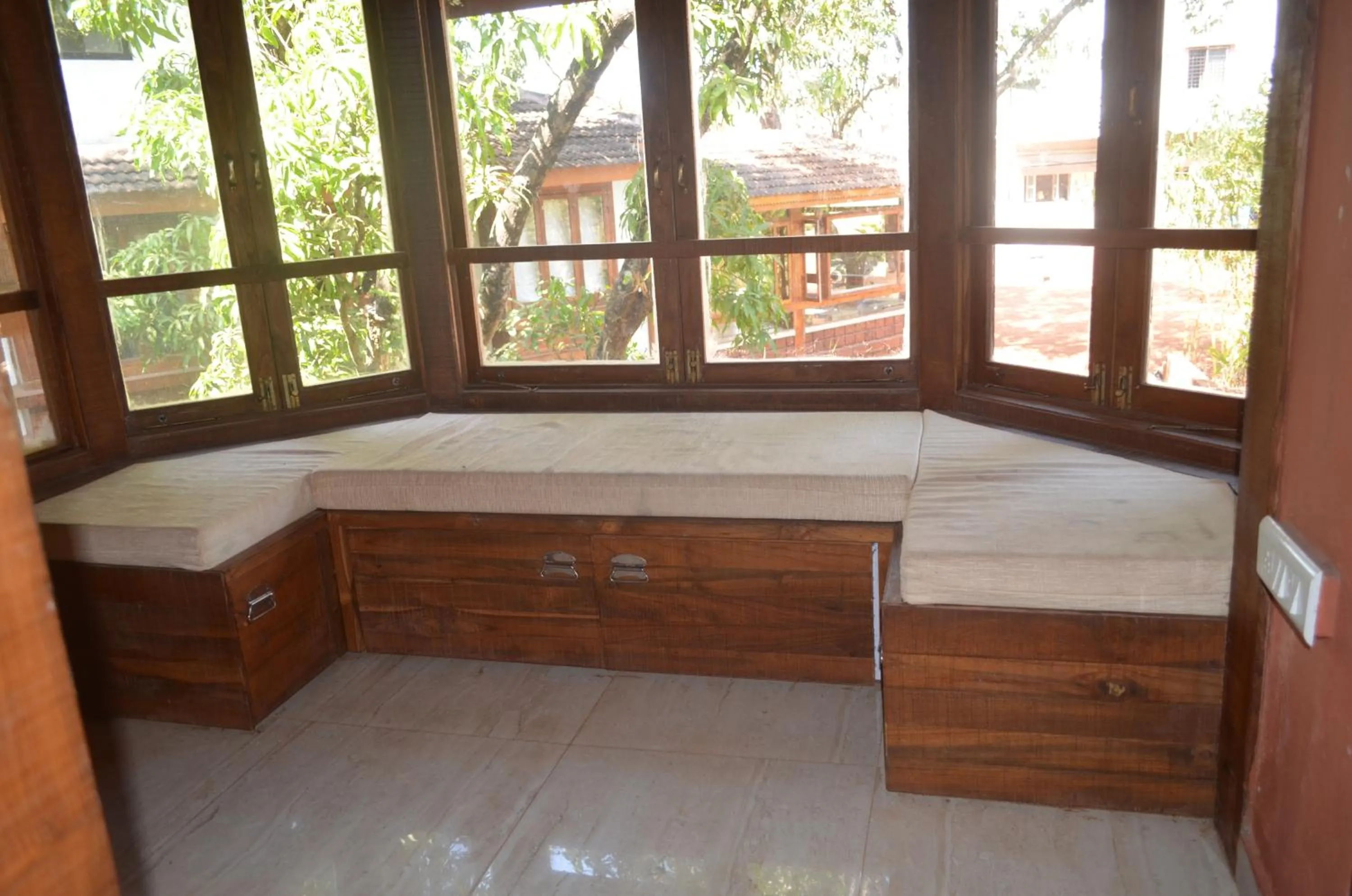 Bed in Kaular Atithis Grand Kokan Resort