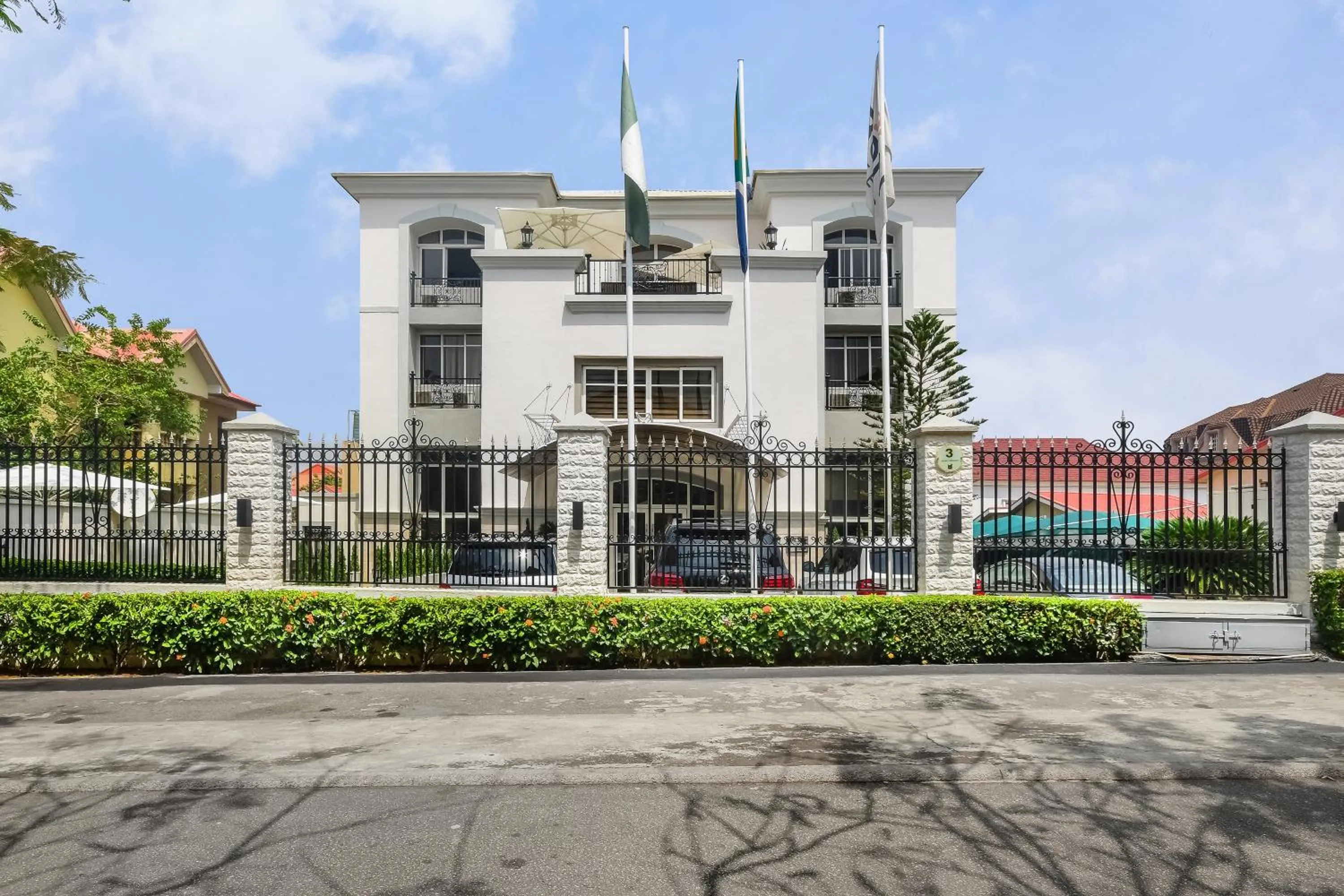 Facade/entrance in BON Hotel Abuja