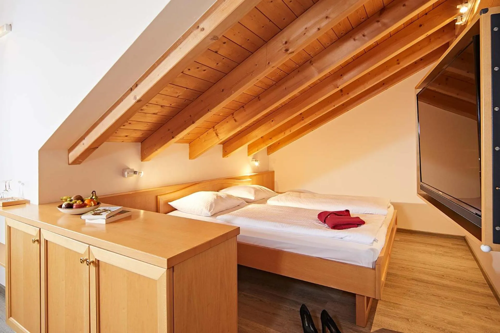 Bed in Hotel Die Krone - Immenstadt-Stein