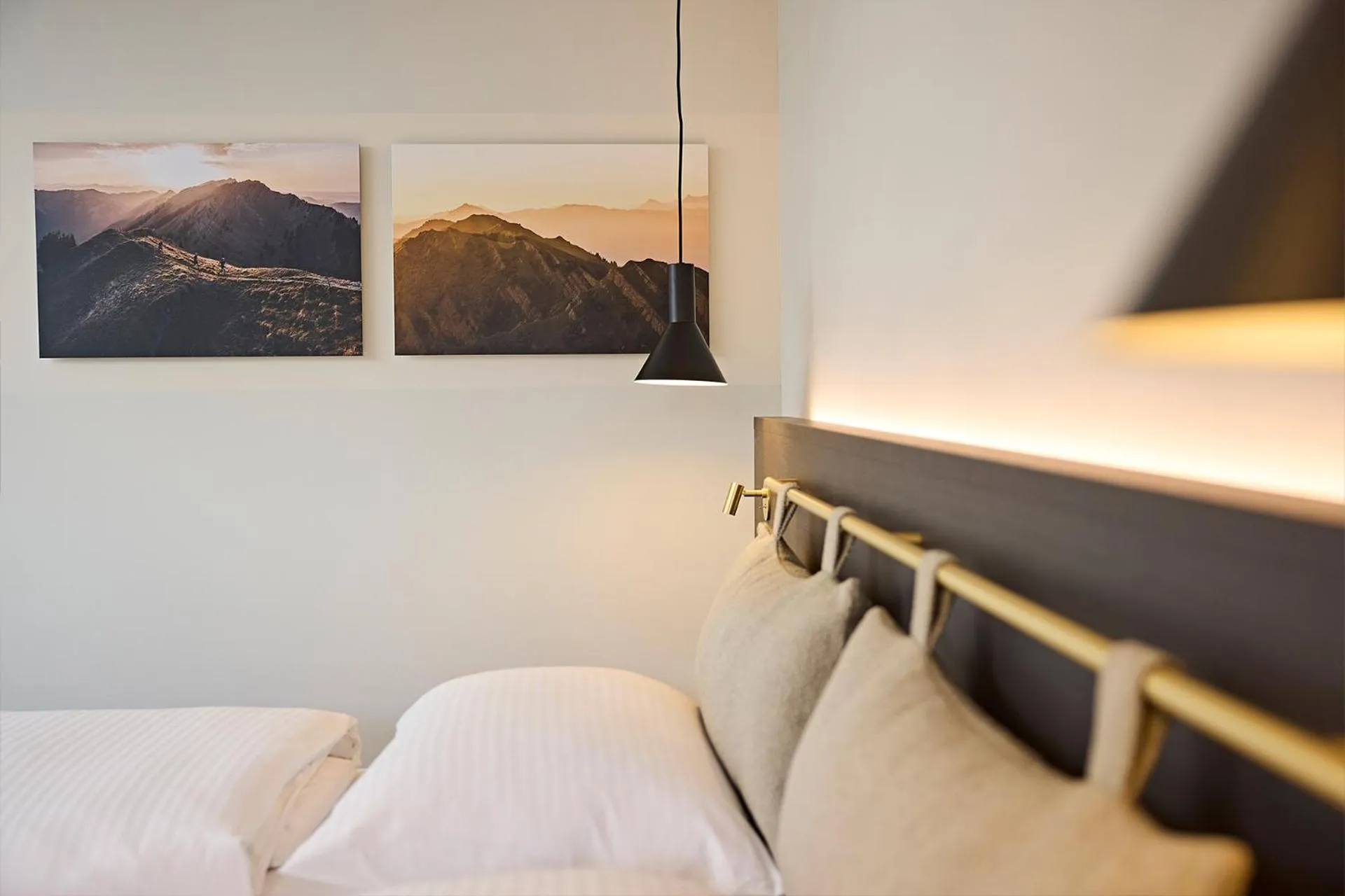 Bed in Hotel Die Krone - Immenstadt-Stein