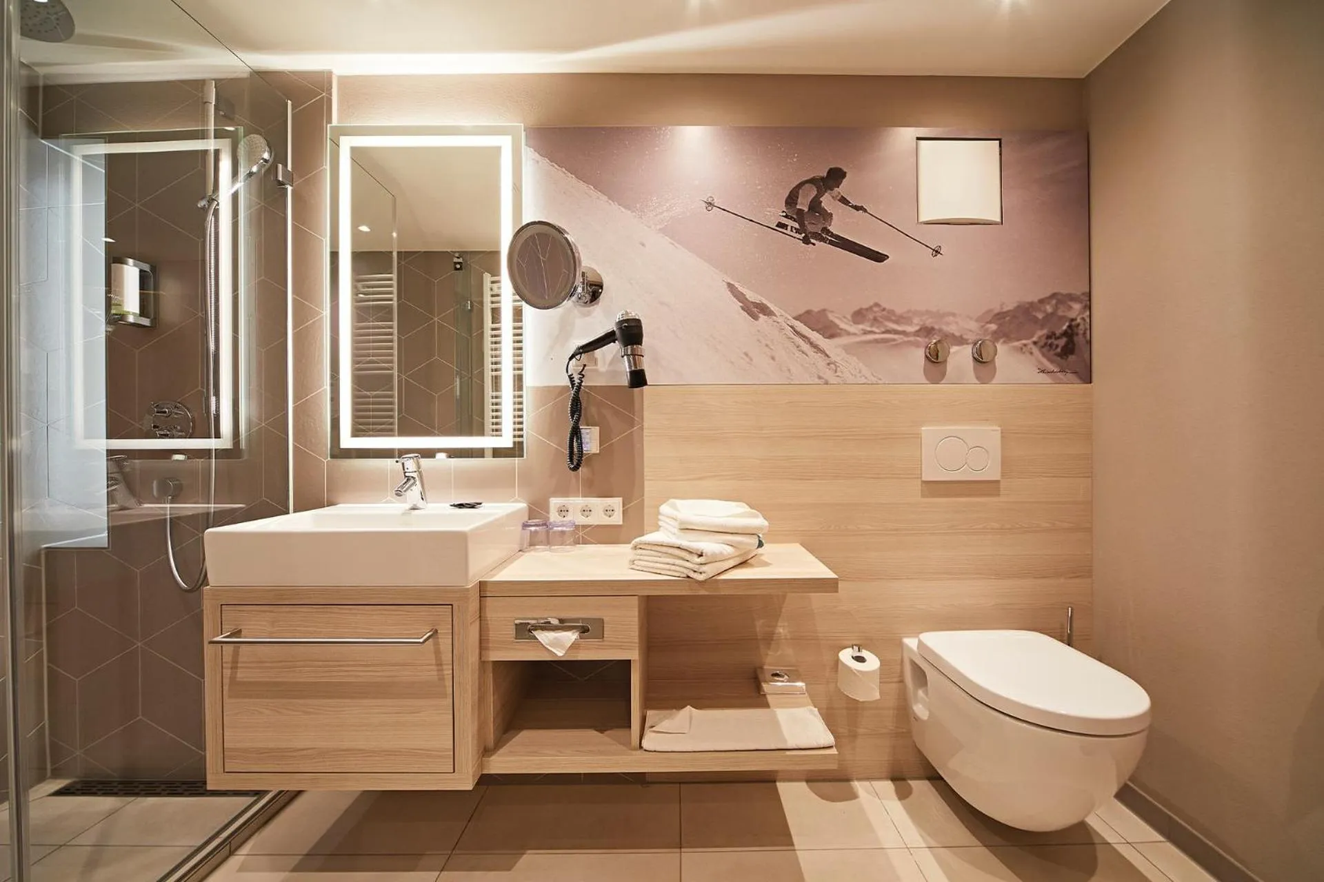 Shower in Hotel Die Krone - Immenstadt-Stein