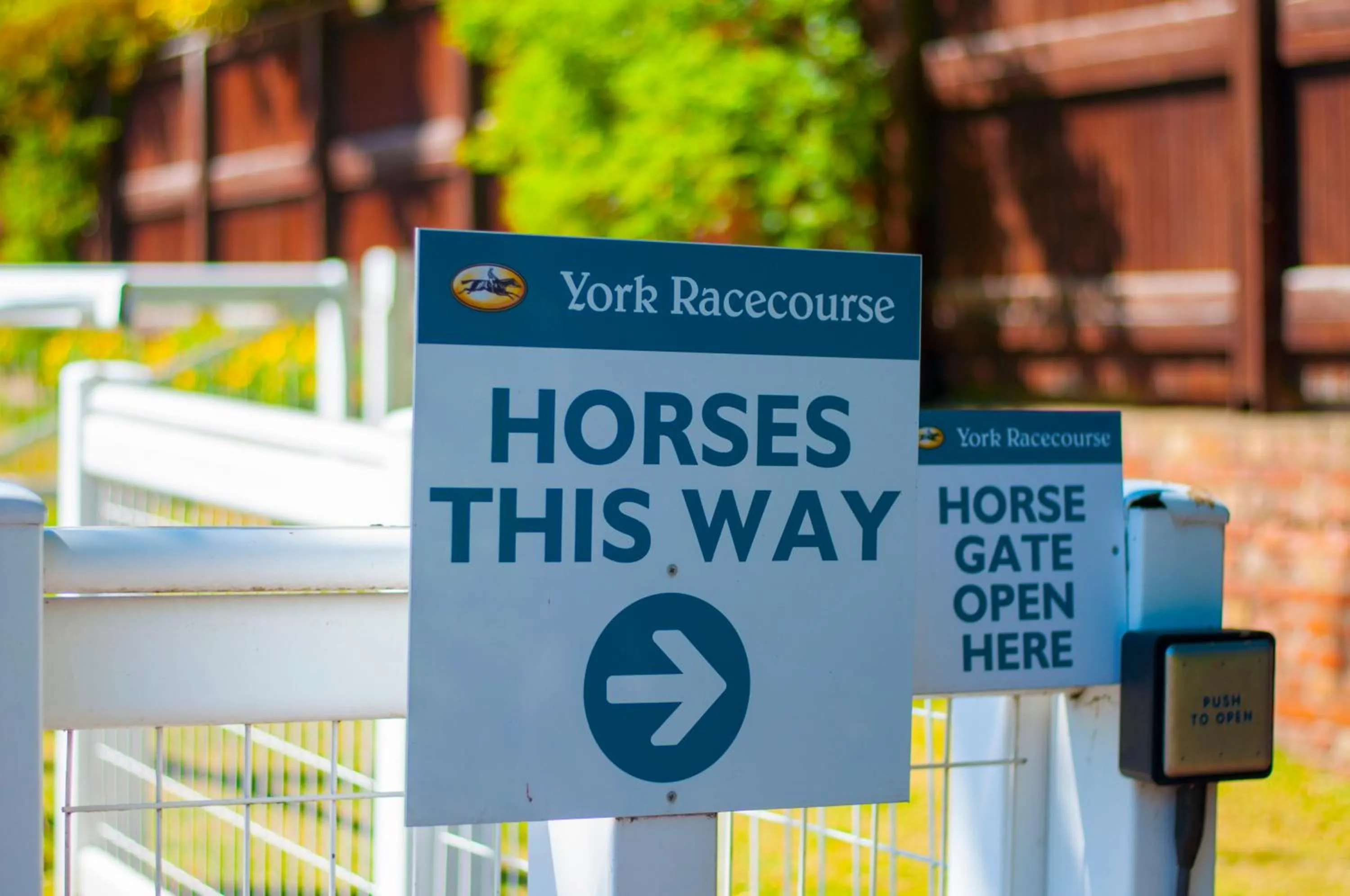 Property logo or sign in Stableside Hostel at York Racecourse