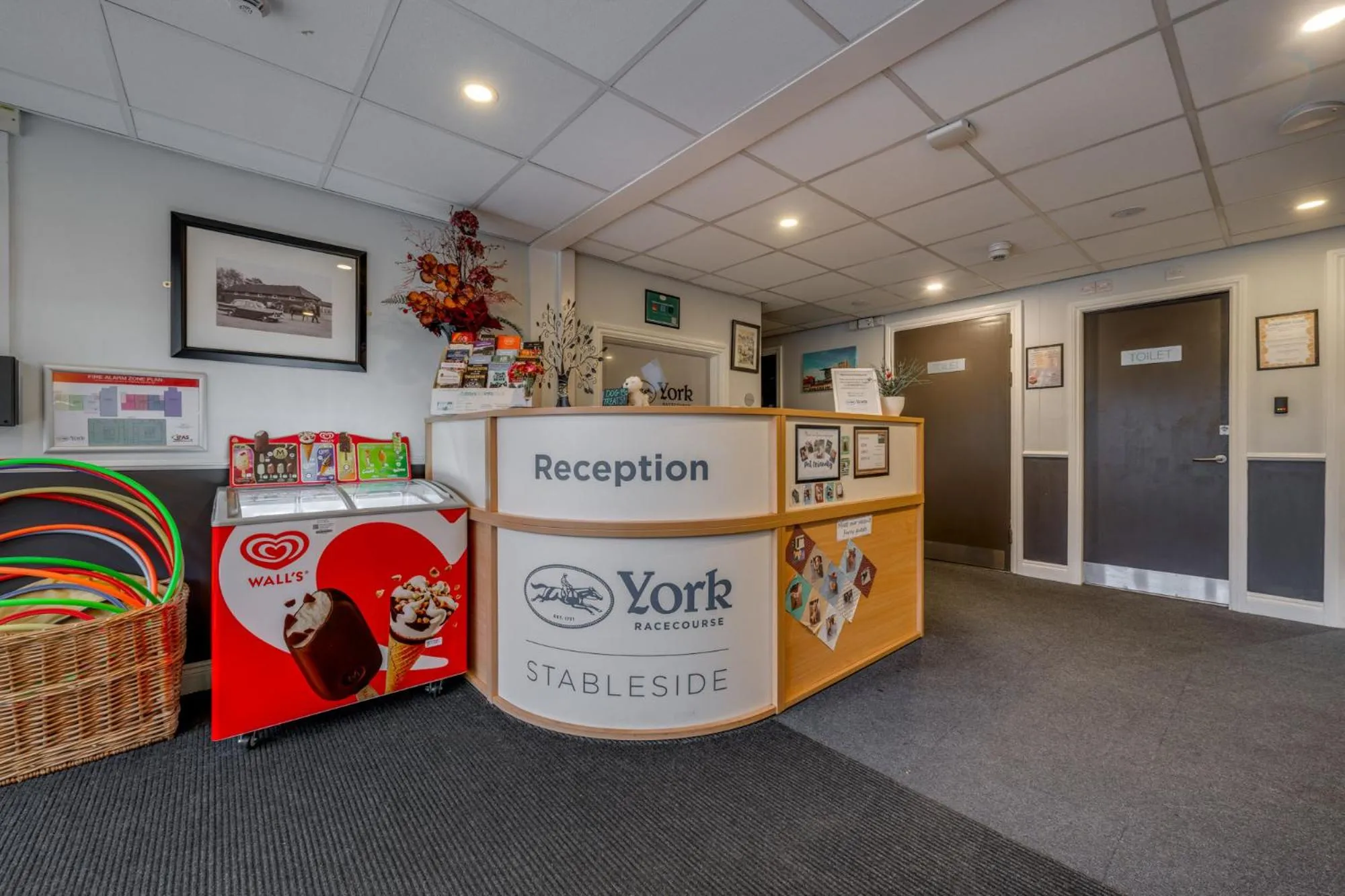 Property logo or sign in Stableside Hostel at York Racecourse