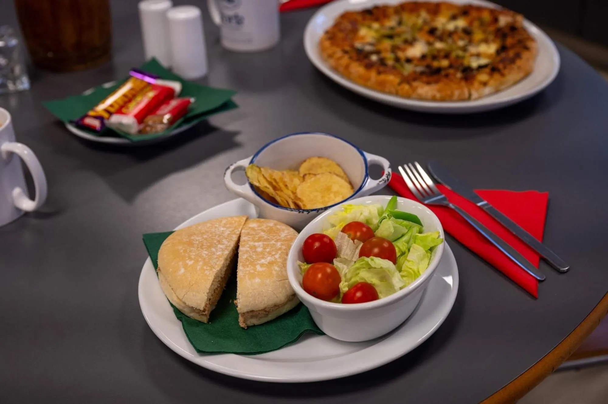 Lunch in Stableside Hostel at York Racecourse