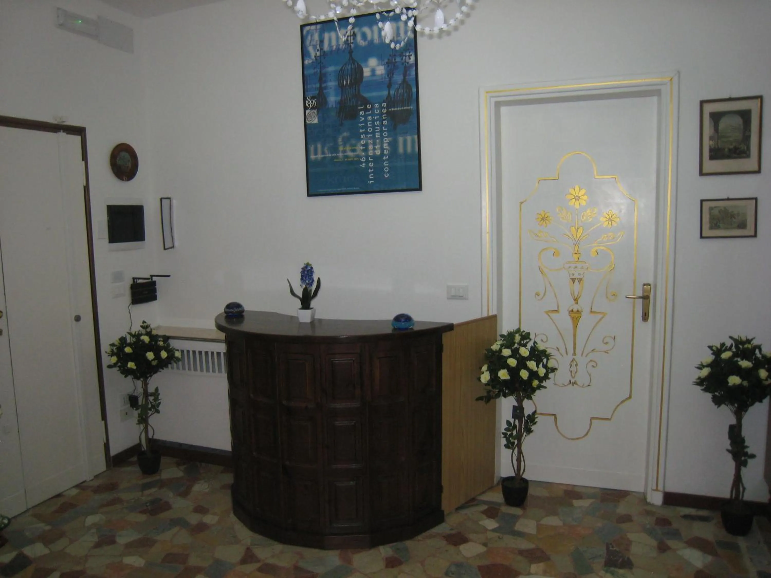 Lobby or reception in Le Maschere