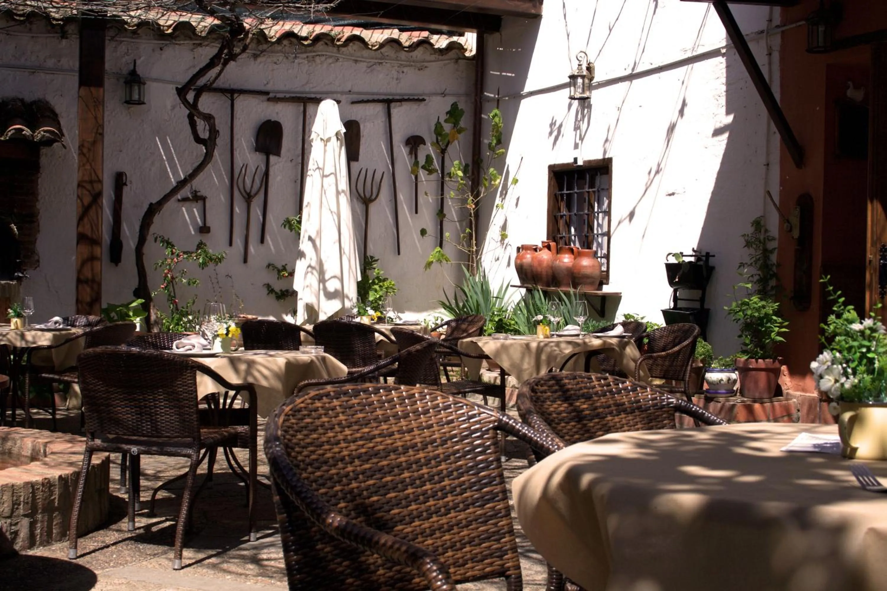 Patio in Hostal El Palacio