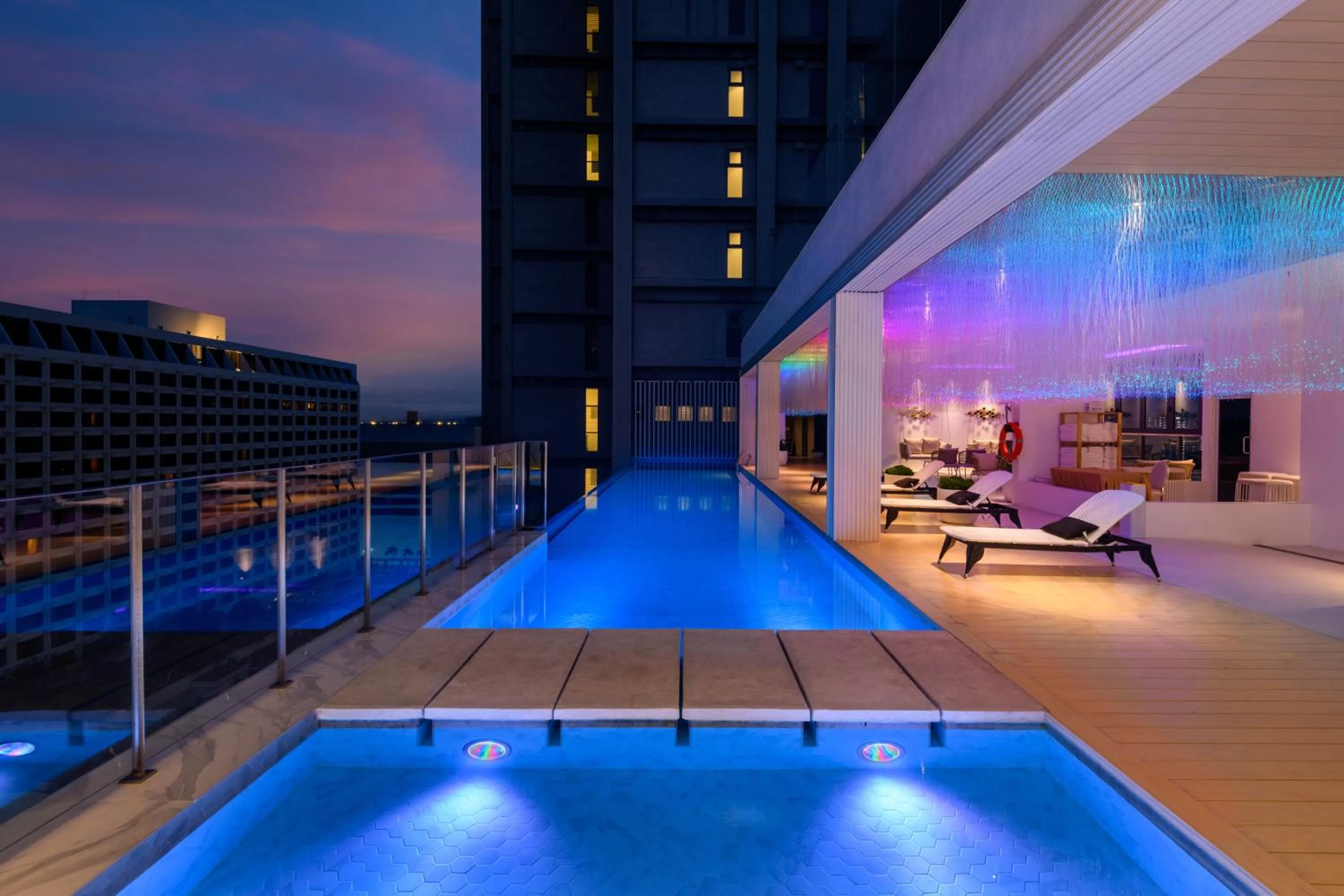 Swimming pool in The Granite Luxury Hotel Penang