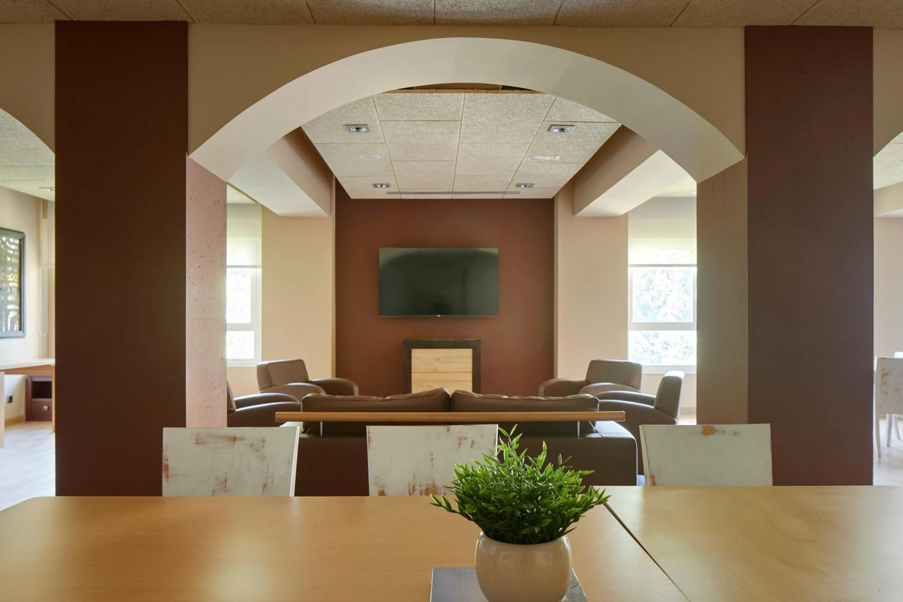 Seating area in Iraipe Santuario de Arantzazu Hotel