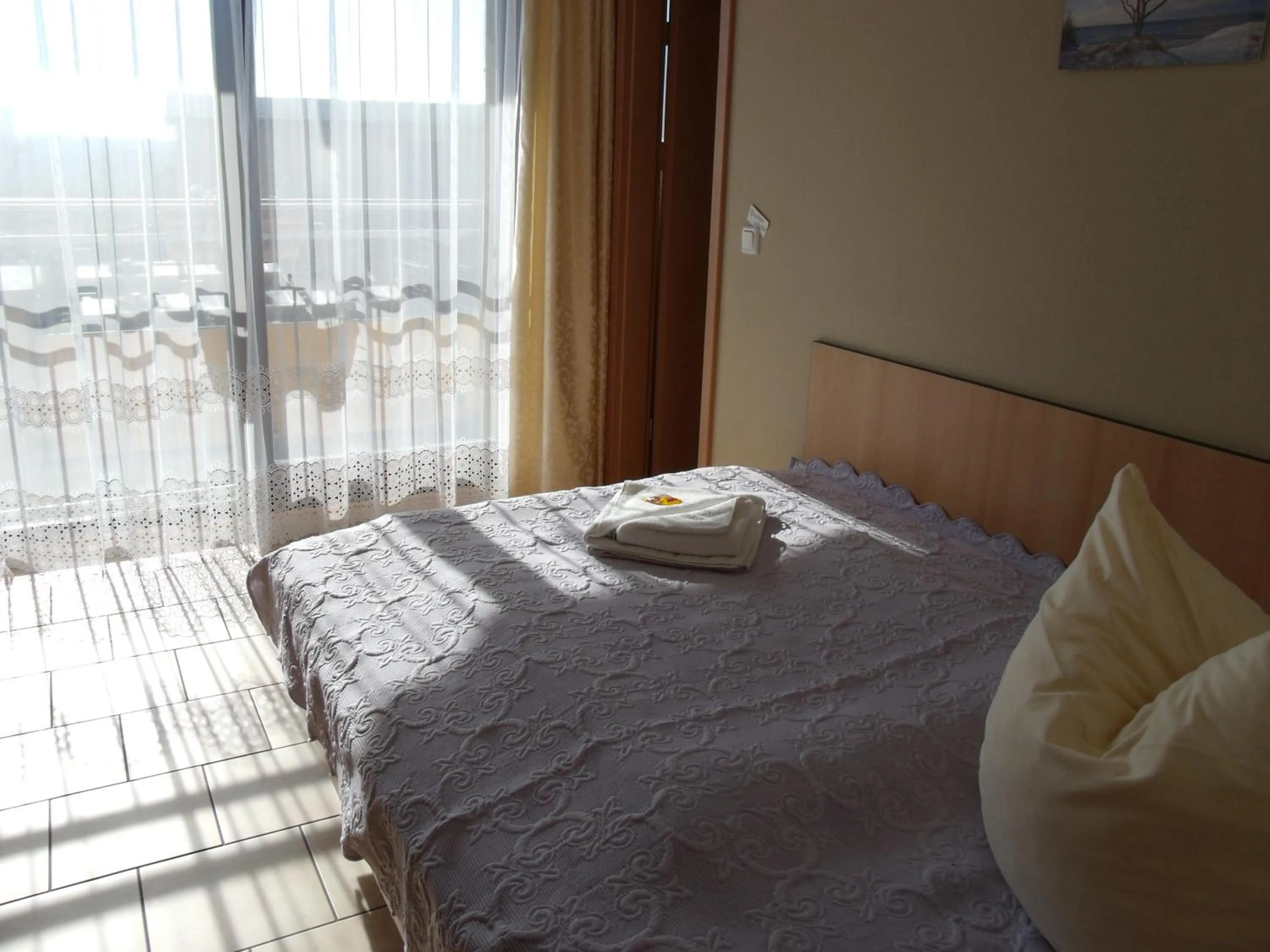 Bed in Hotel Bergmühle