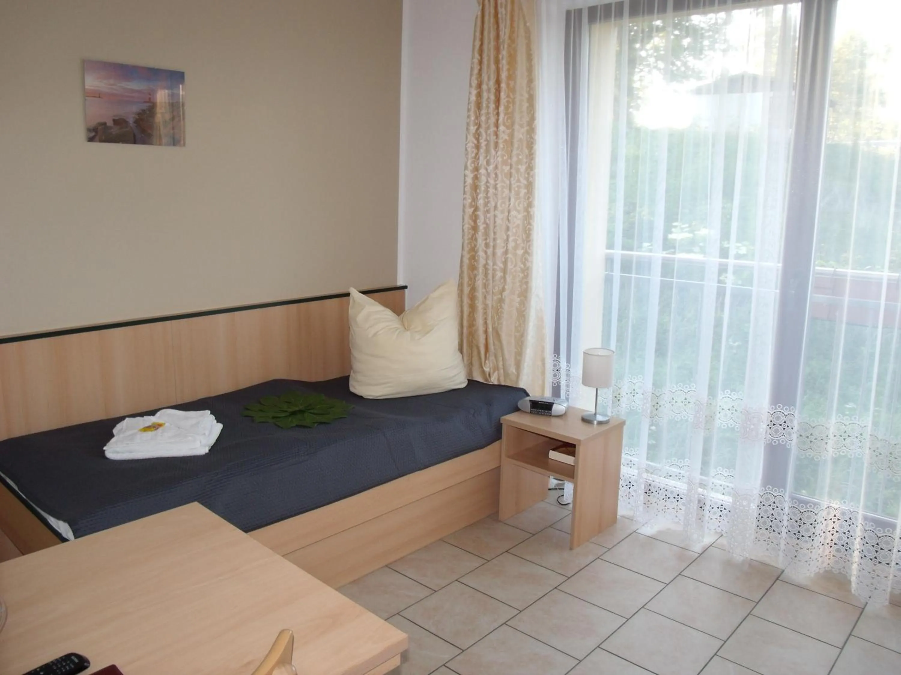 Bed in Hotel Bergmühle