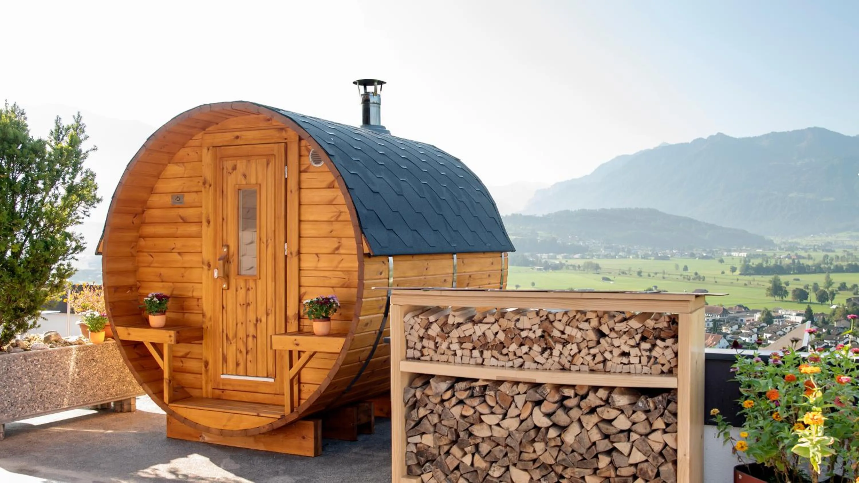 Mountain view in Hotel Frohe Aussicht