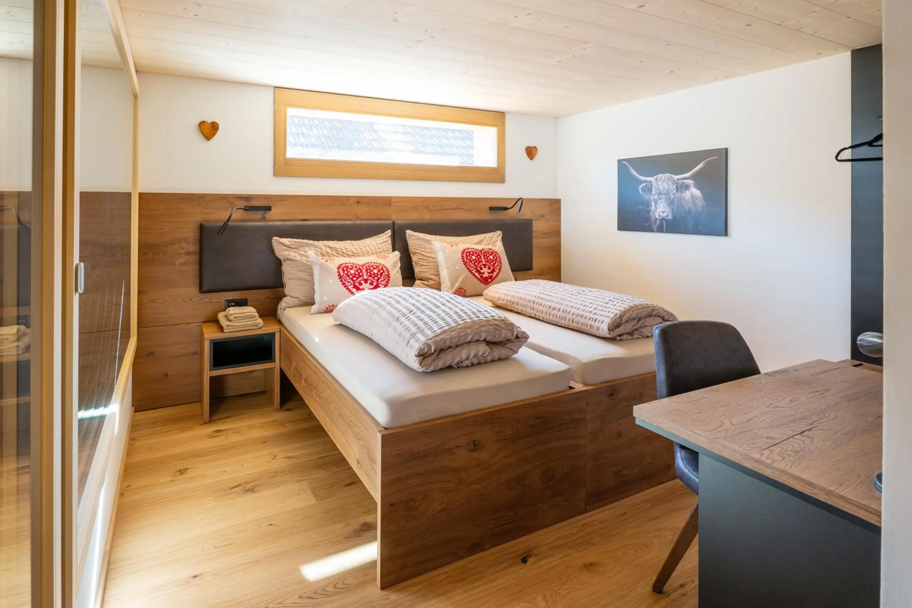 Bed in Hotel Frohe Aussicht