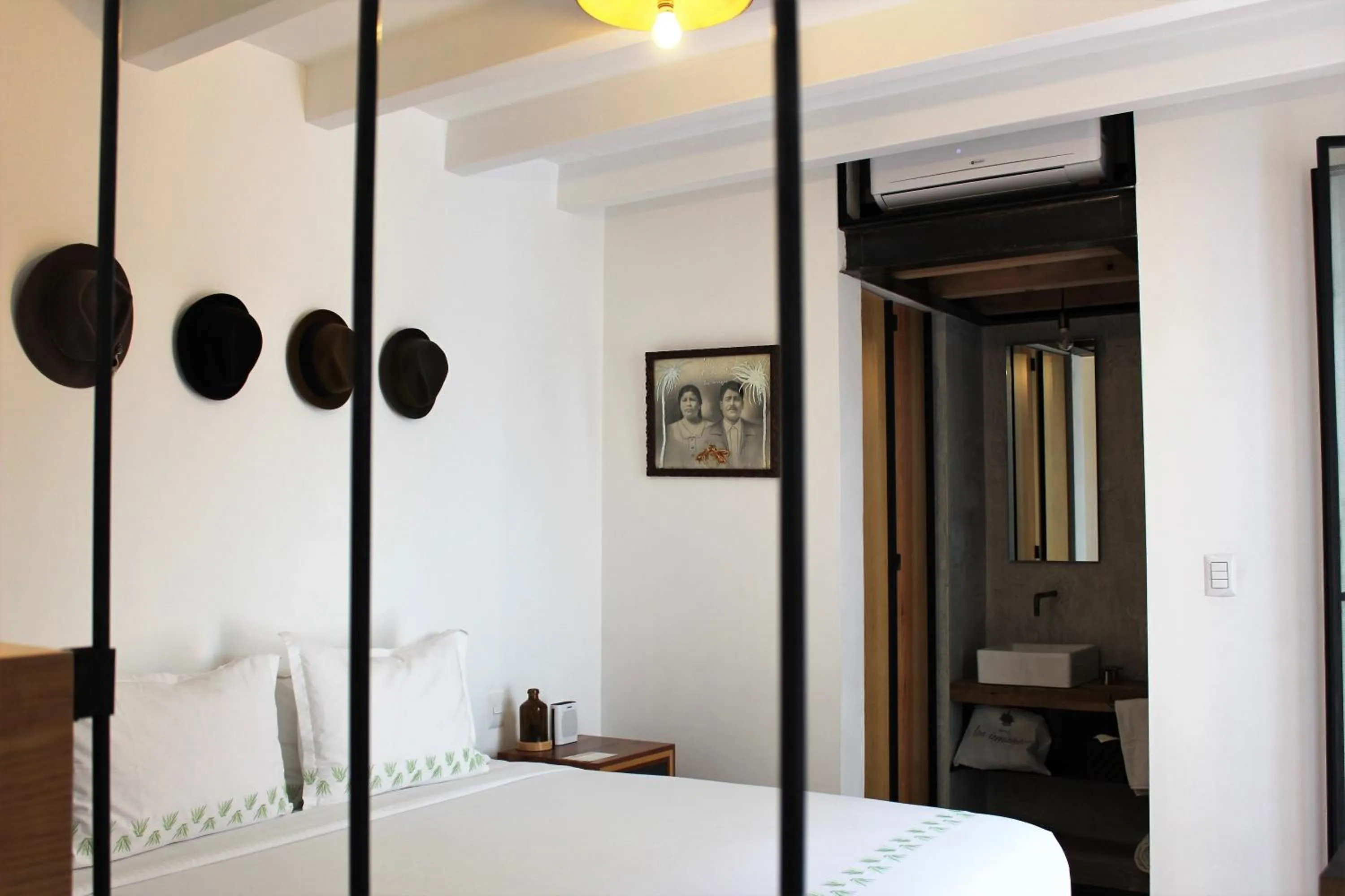 Bed in Hotel Los Amantes