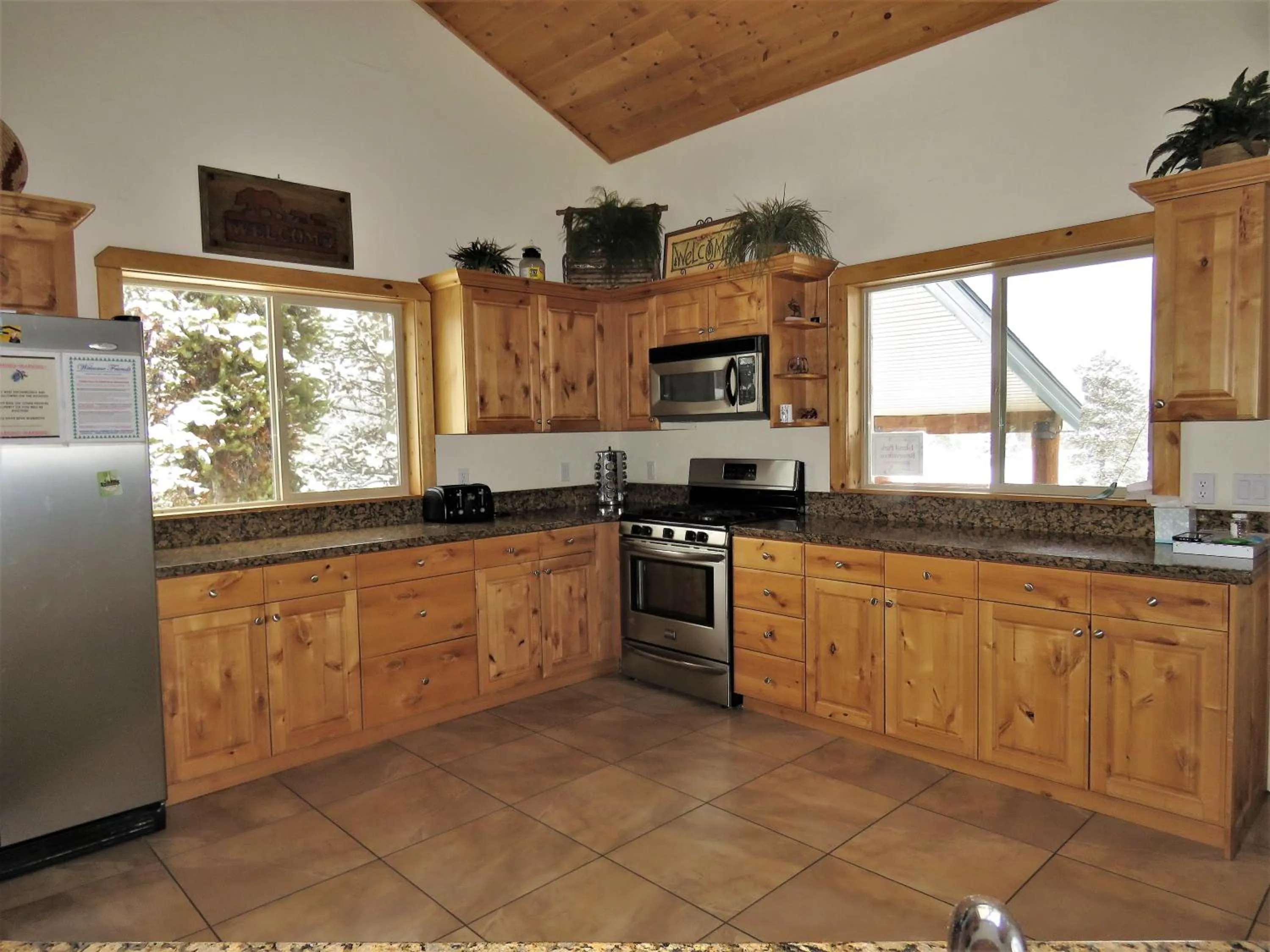 Kitchen or kitchenette in The Hideaway Lodge