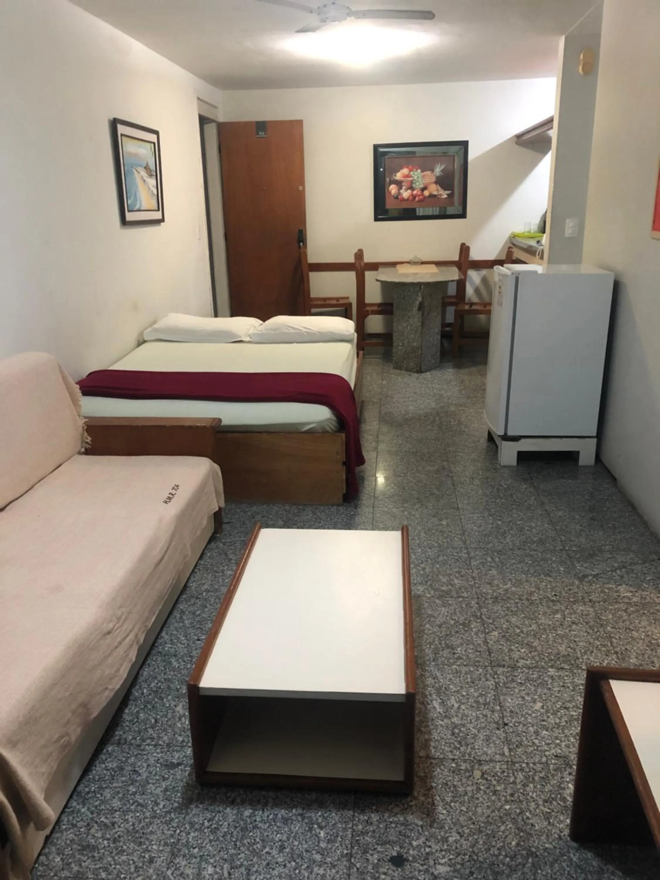 Bed in Atlântico Flat Residence