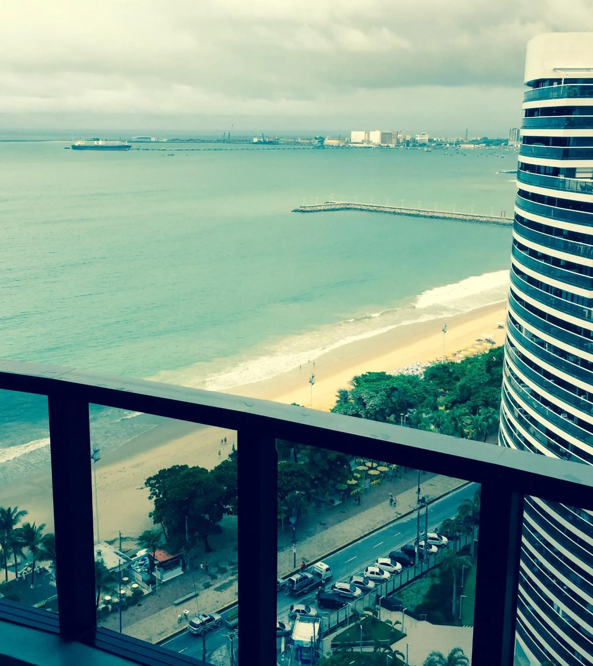 Balcony/Terrace in Atlântico Flat Residence