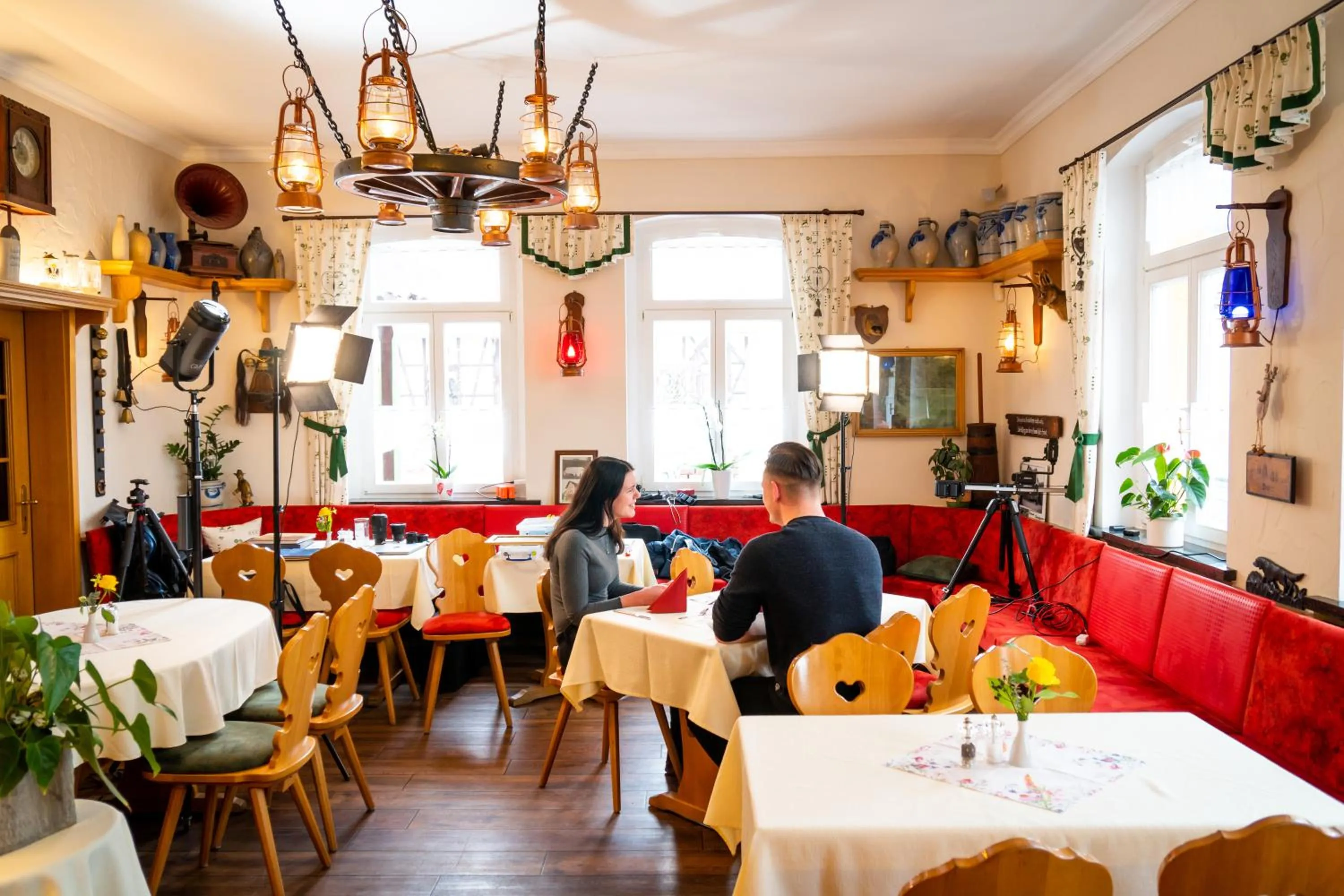 Restaurant/places to eat in Landhotel Zur Grünen Kutte