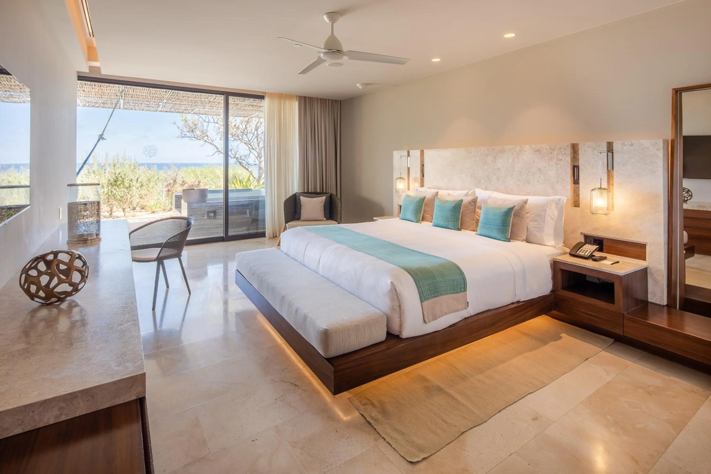Bed in The Club at Solaz Luxury Villas