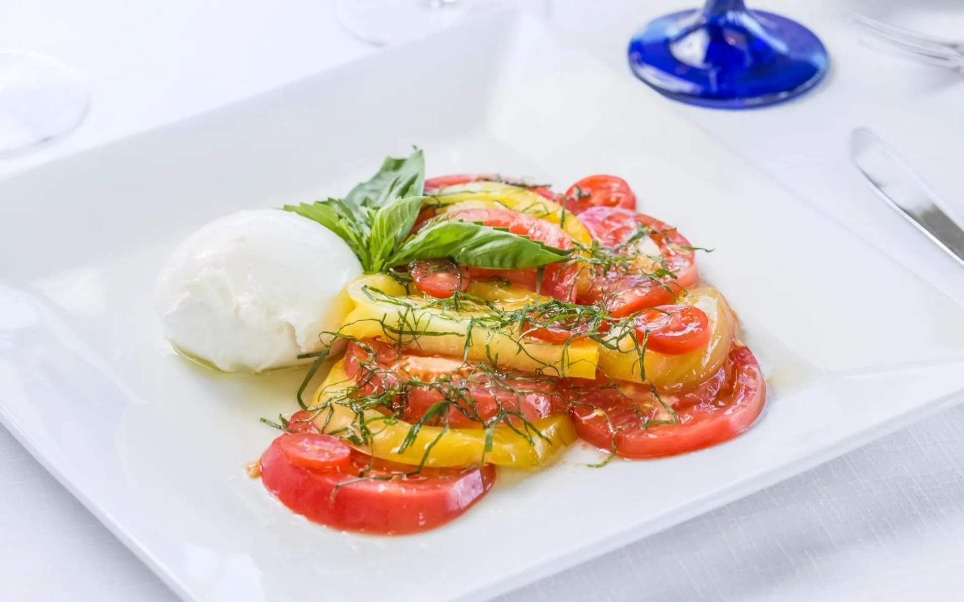 Food in The Club at Solaz Luxury Villas