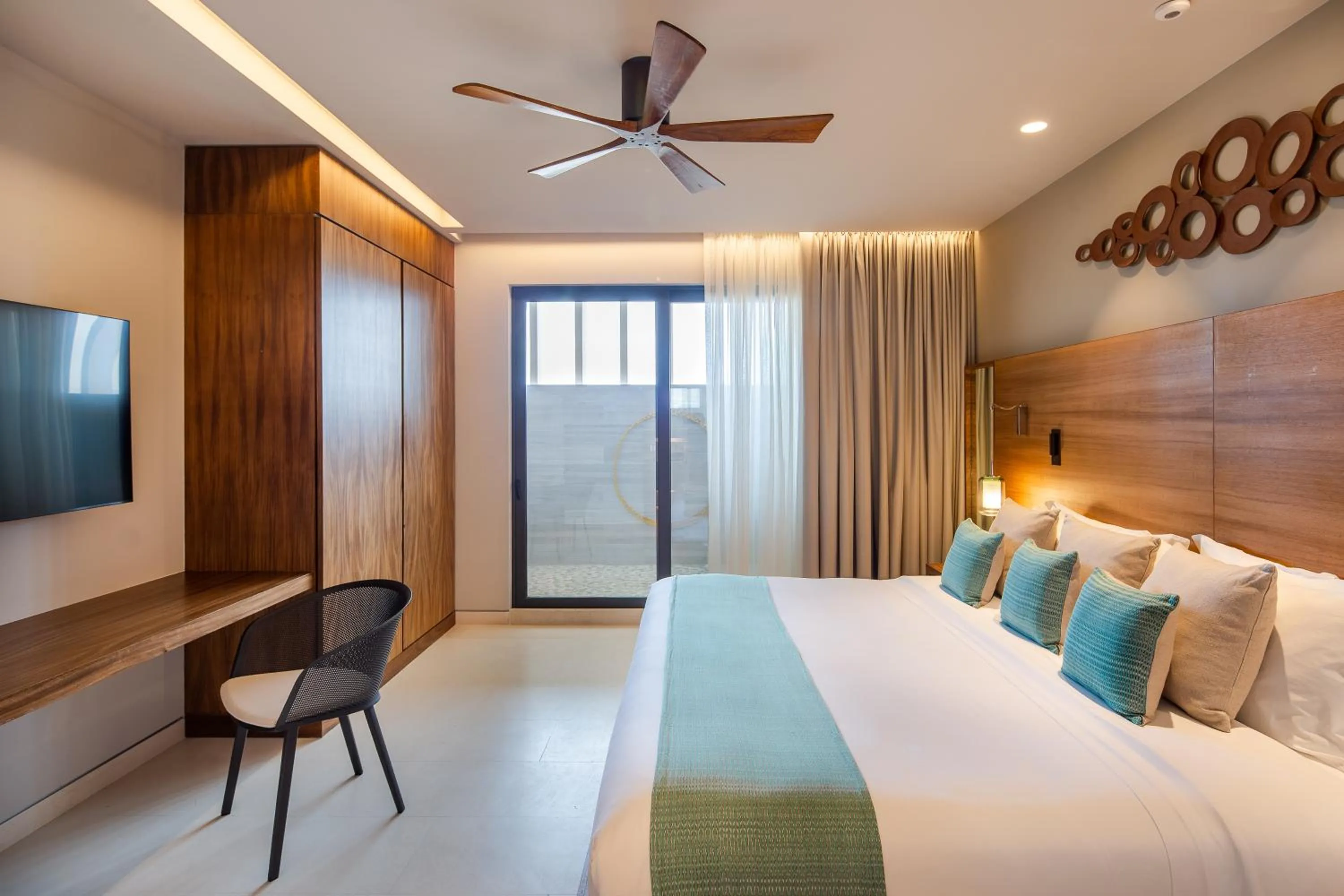 Bed in The Club at Solaz Luxury Villas