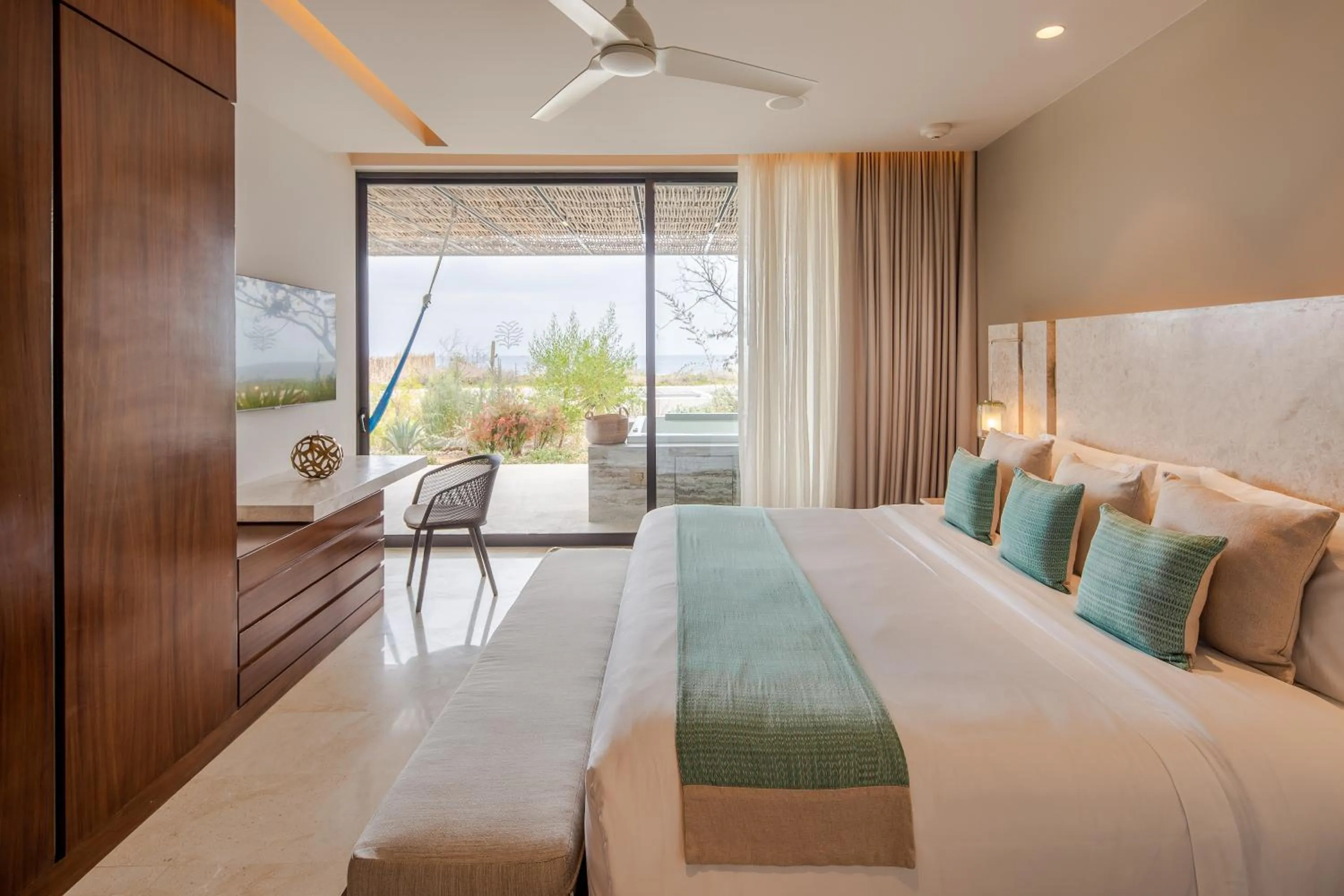 Bed in The Club at Solaz Luxury Villas