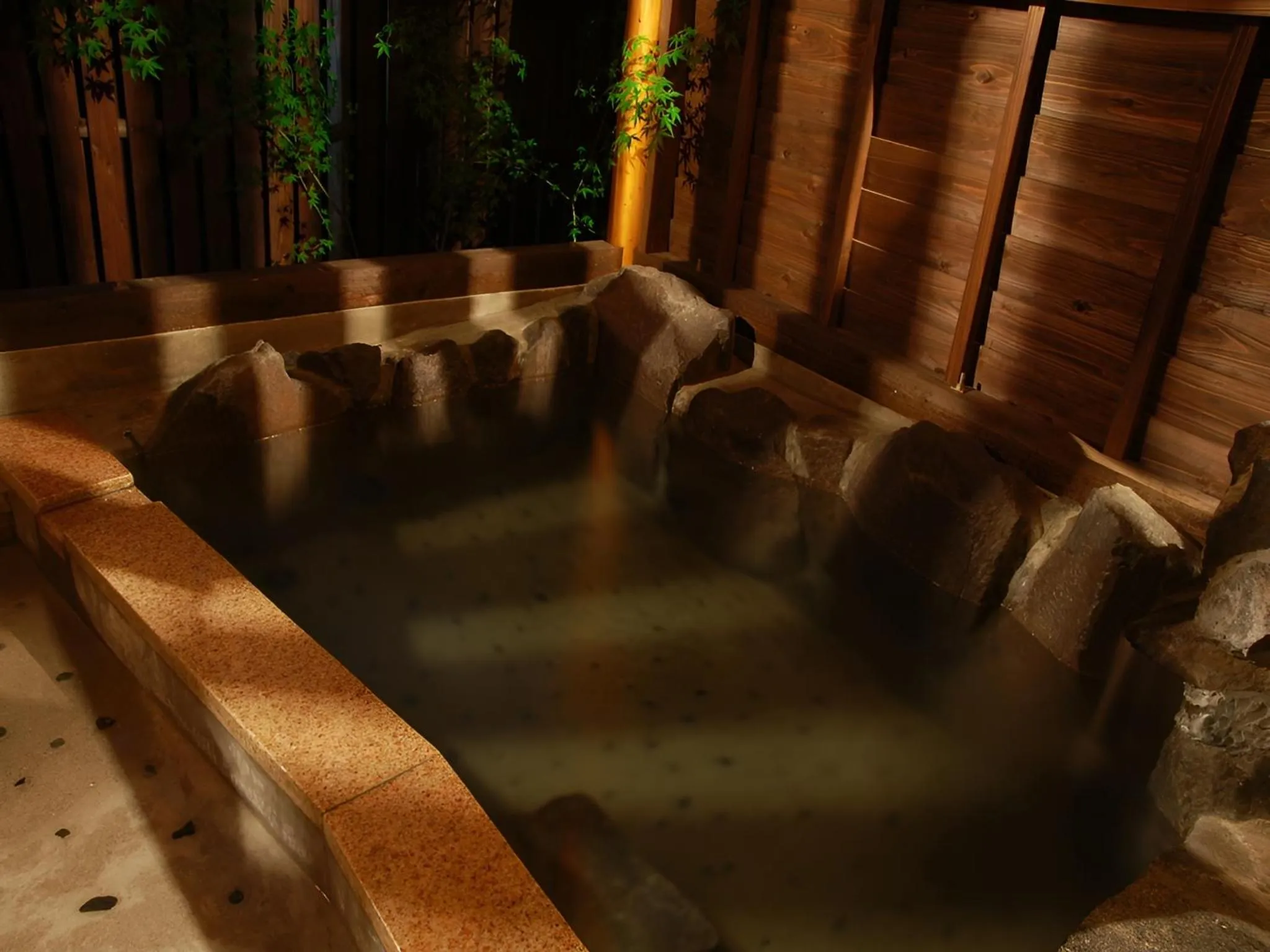 Hot Spring Bath in Kirishima miyama hotel