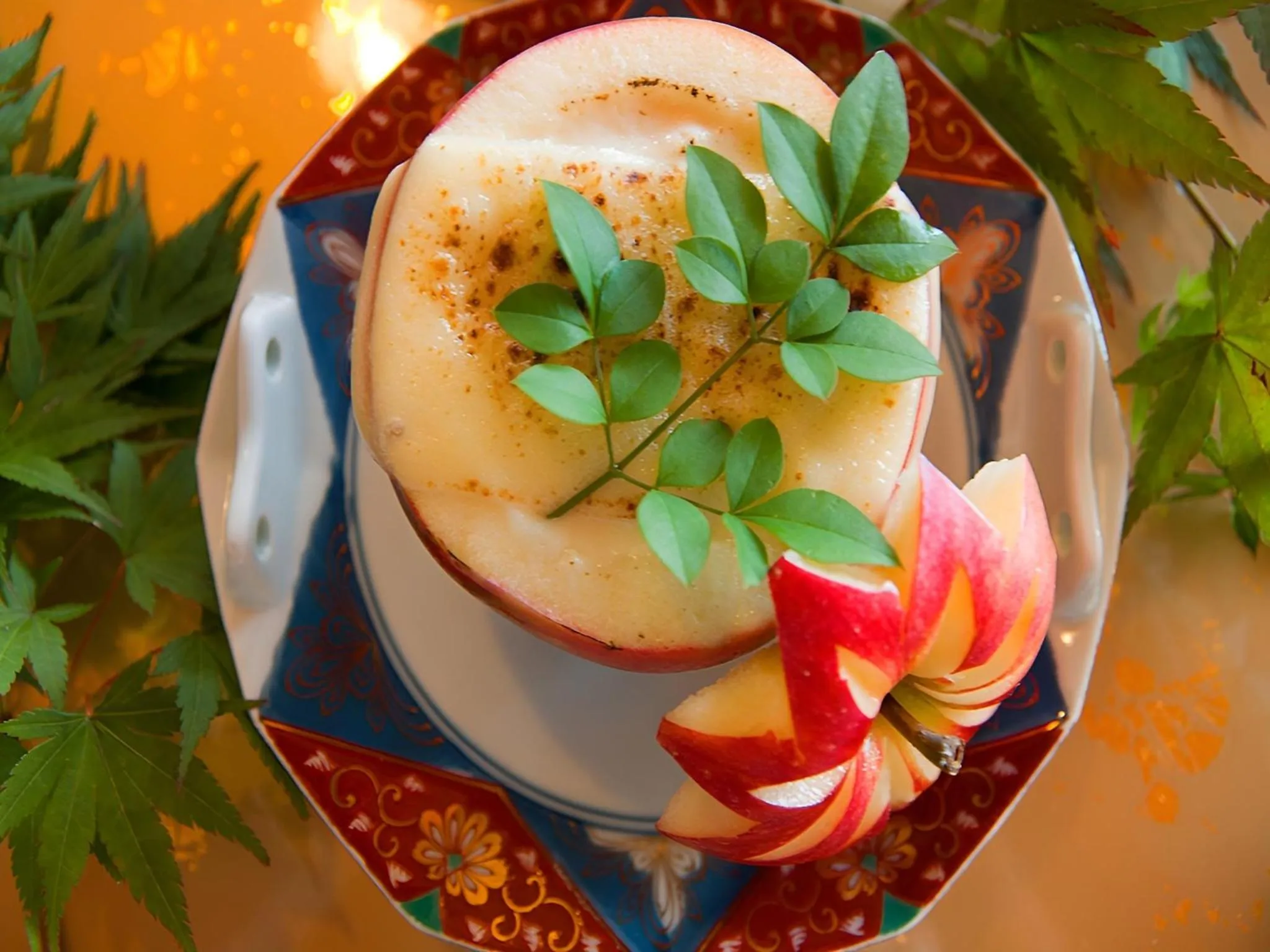 Food close-up in Kirishima miyama hotel