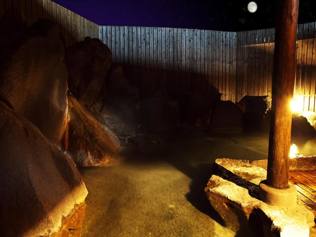 Open Air Bath in Kirishima miyama hotel