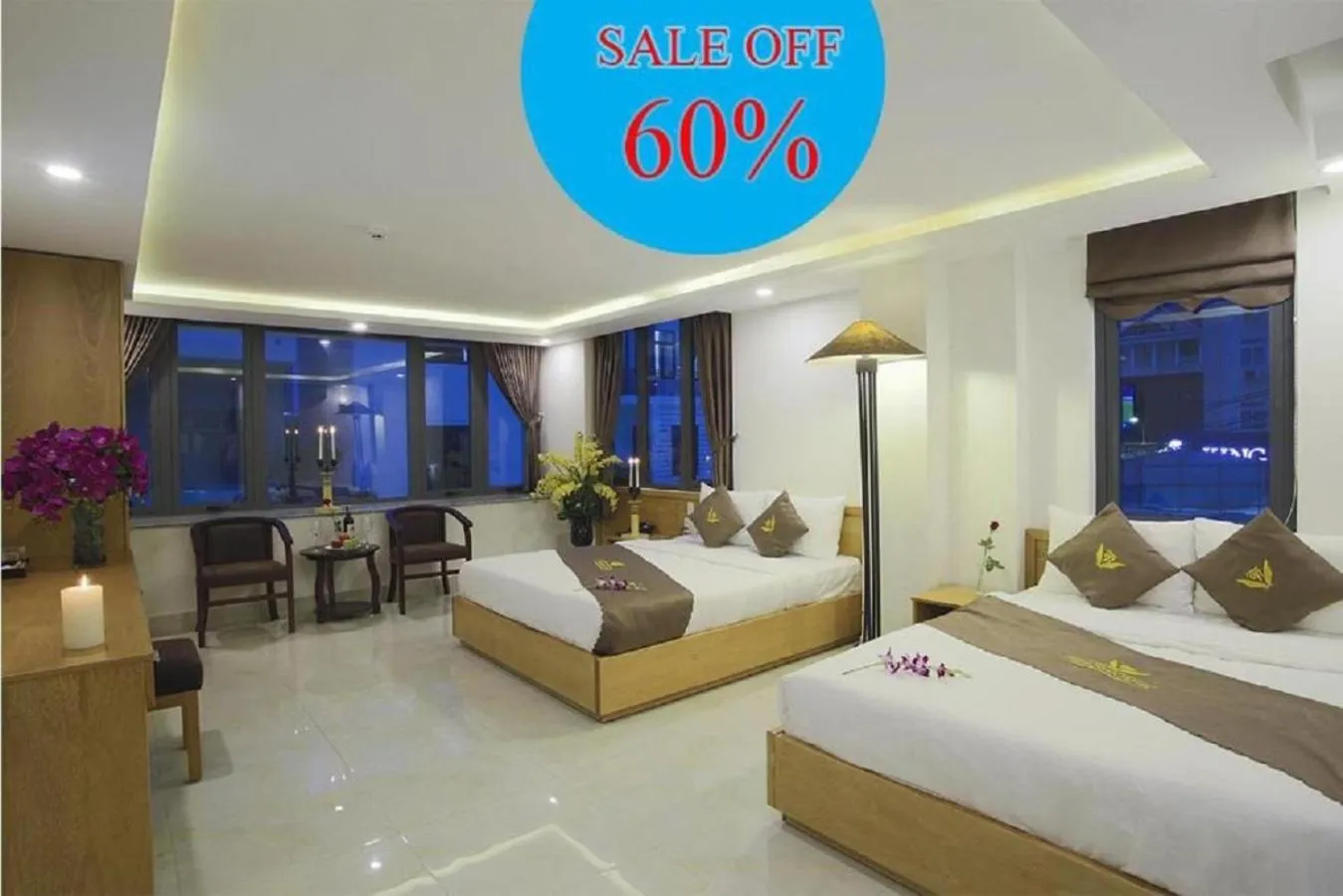 Bed in Trang Ngan Hotel by THG