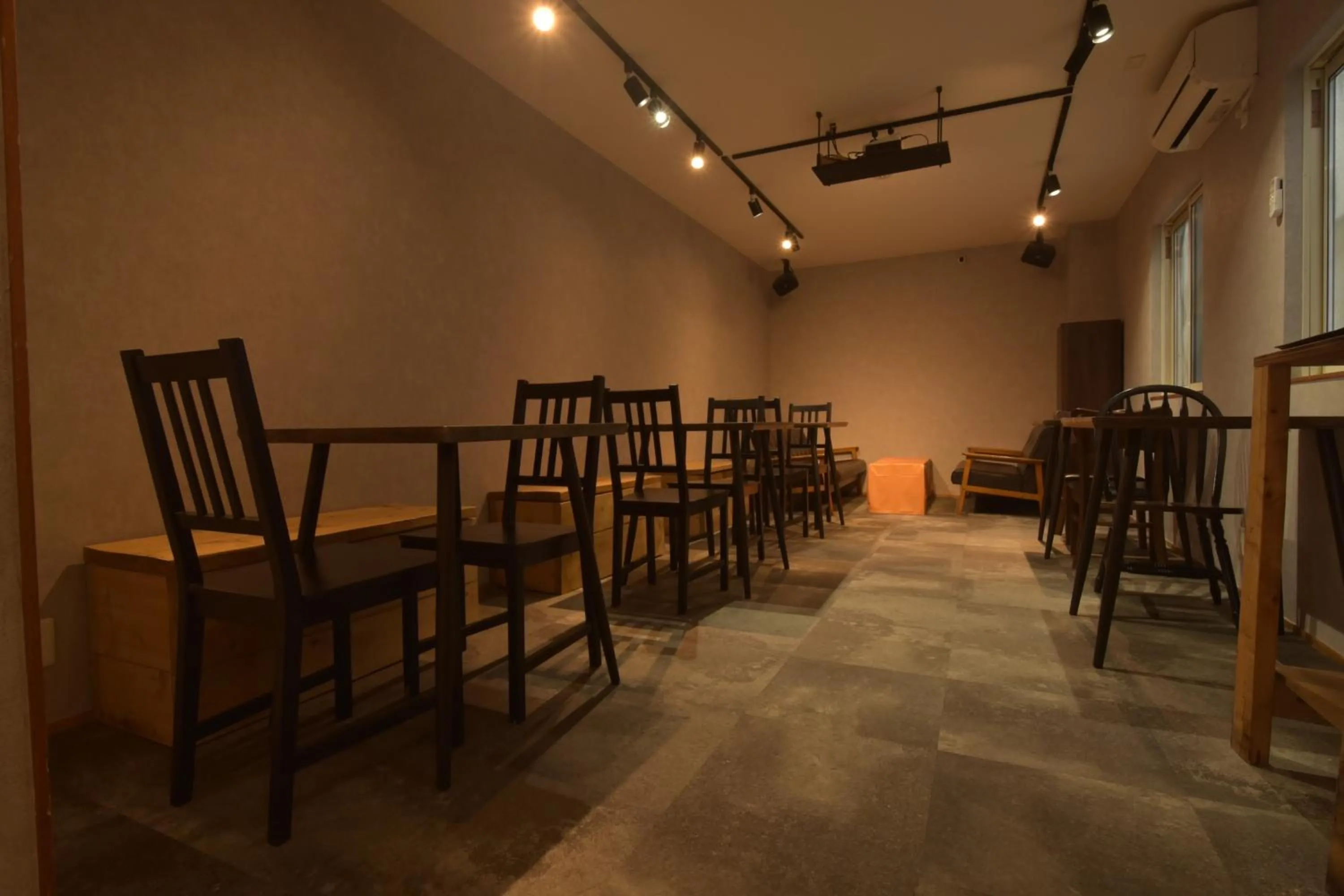 Lounge or bar in IZA Enoshima Guest House