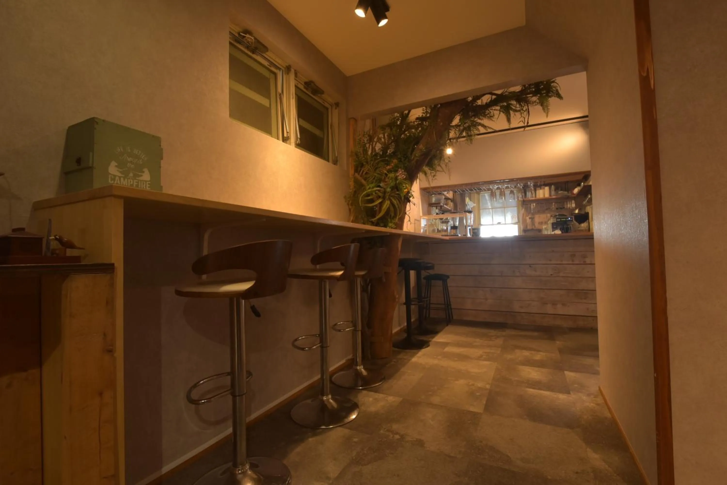 Lounge or bar in IZA Enoshima Guest House