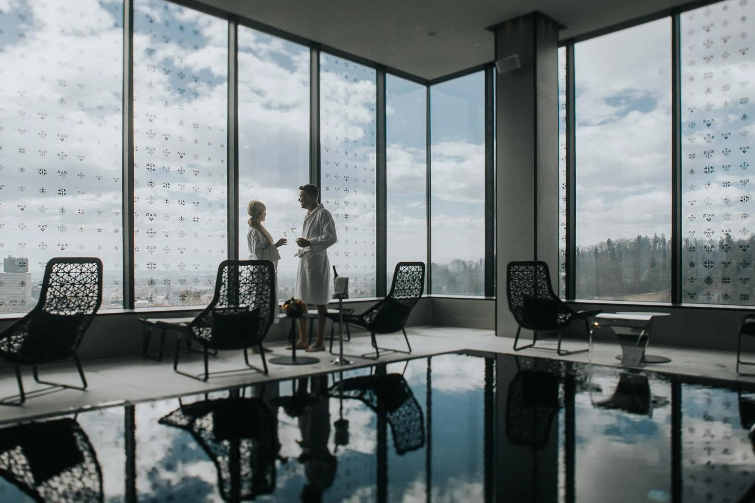 Swimming pool in InterContinental - Ljubljana by IHG