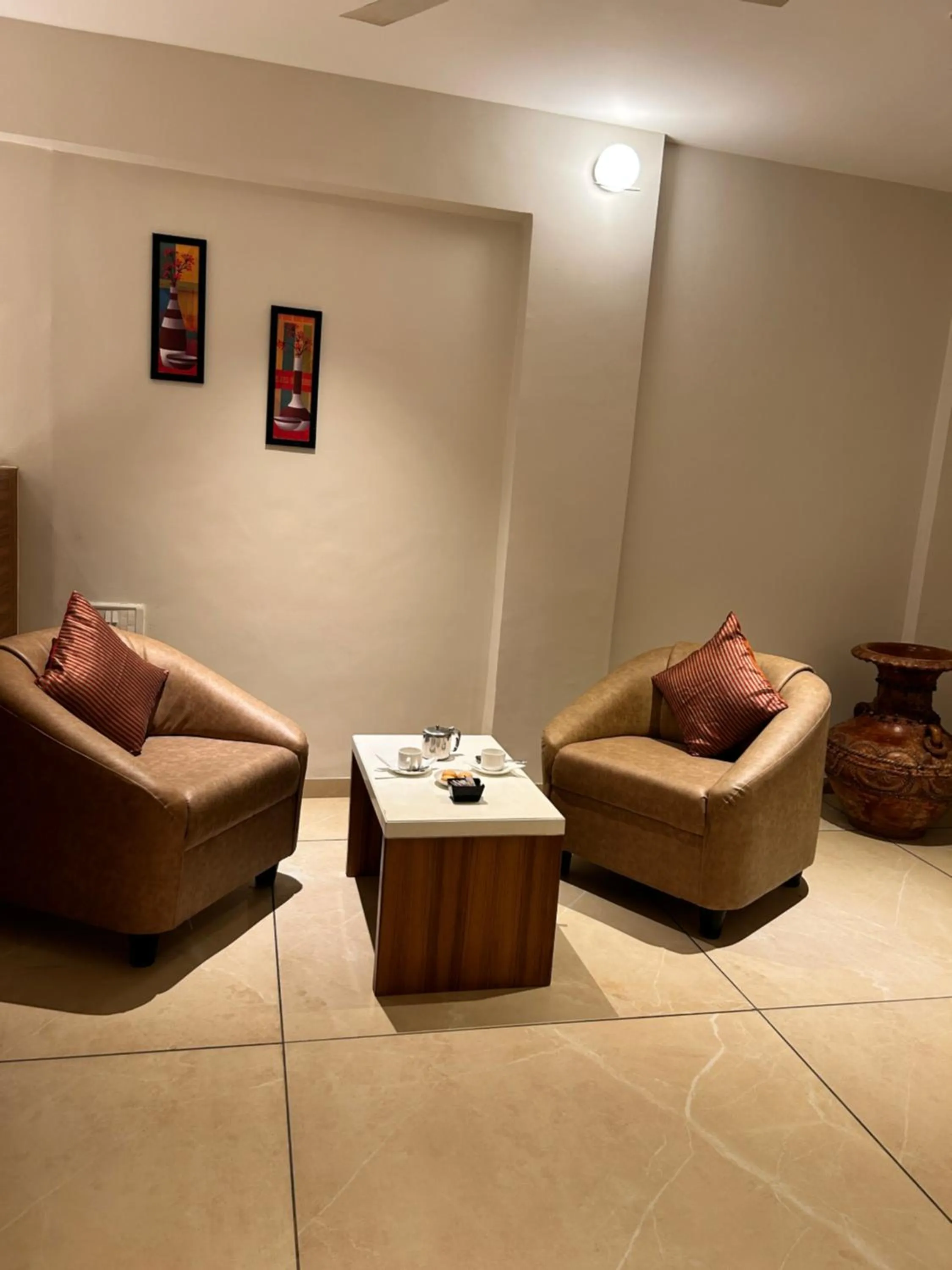 Seating area in Alba Premier Kolhapur