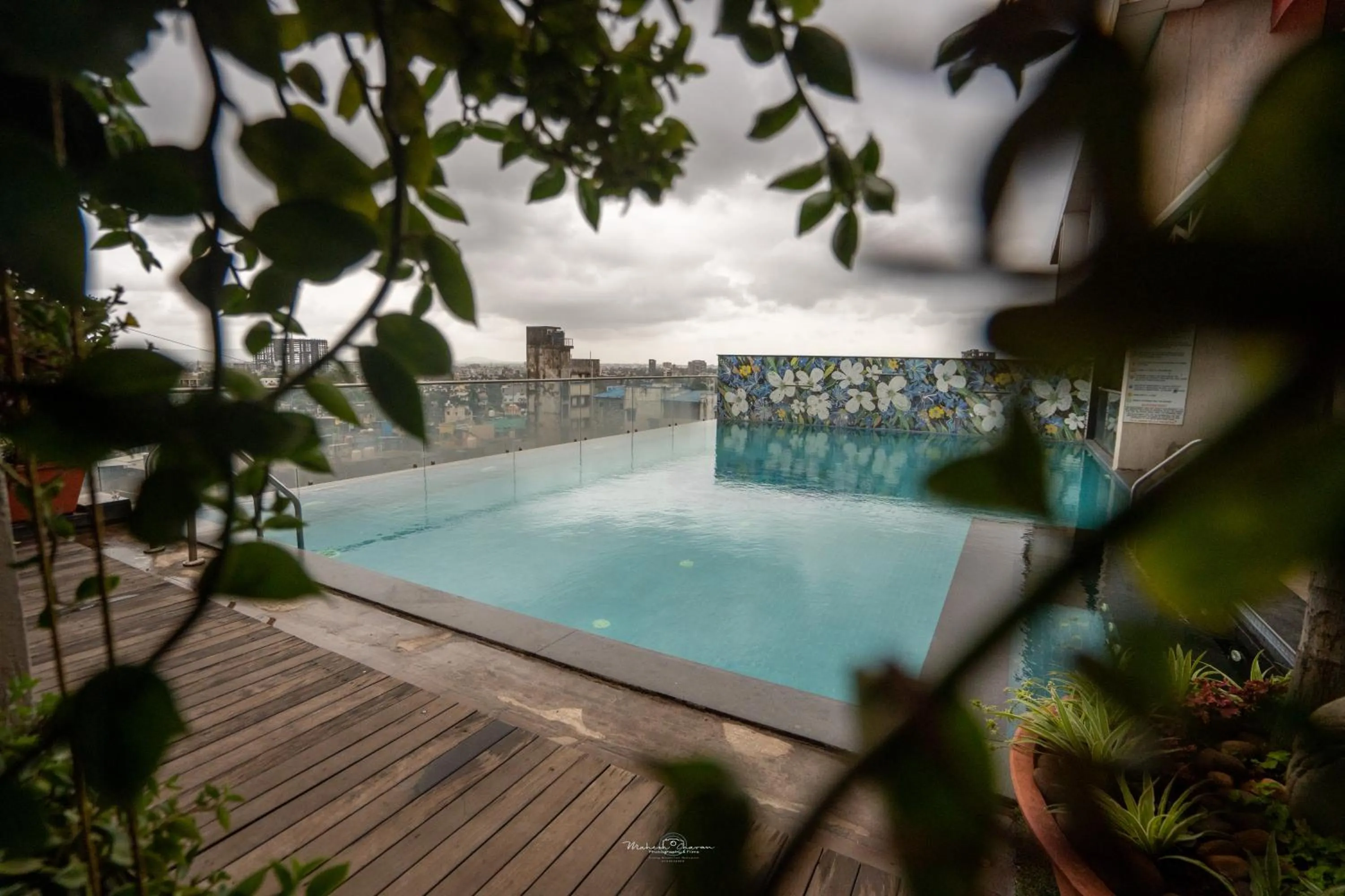 Pool view in Hotel Vrishali Executive