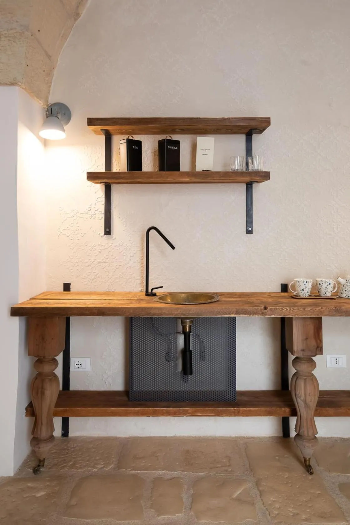 Decorative detail in Palazzo Sant'Anna Lecce