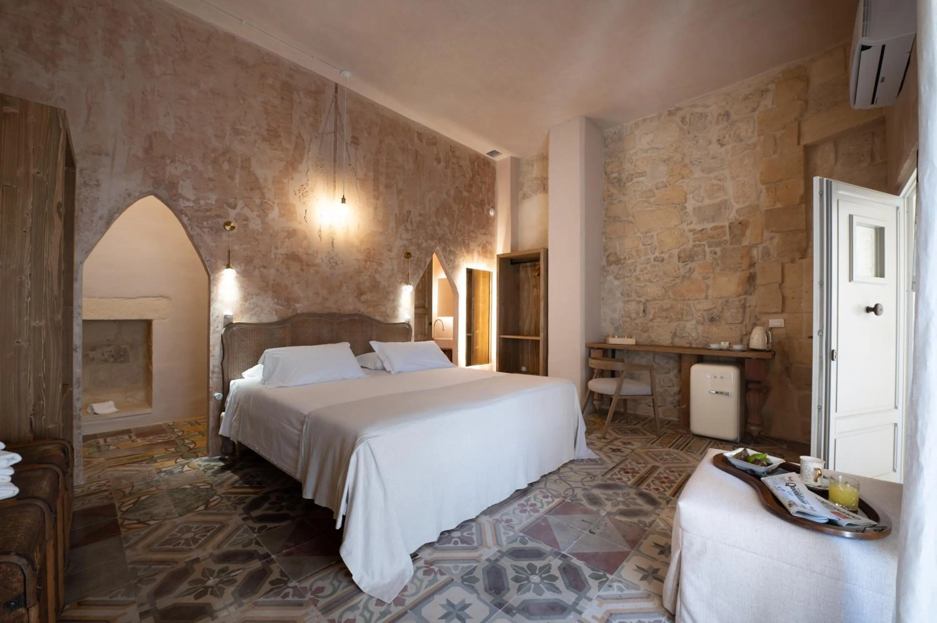 Bedroom, Bed in Palazzo Sant'Anna Lecce