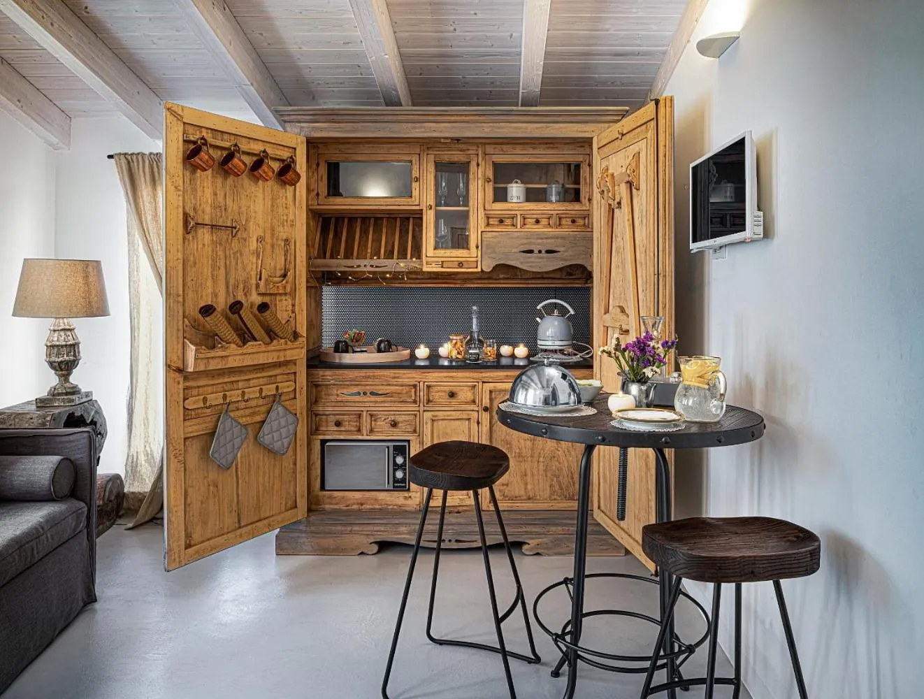 Kitchen or kitchenette in Palazzo Sant'Anna Lecce