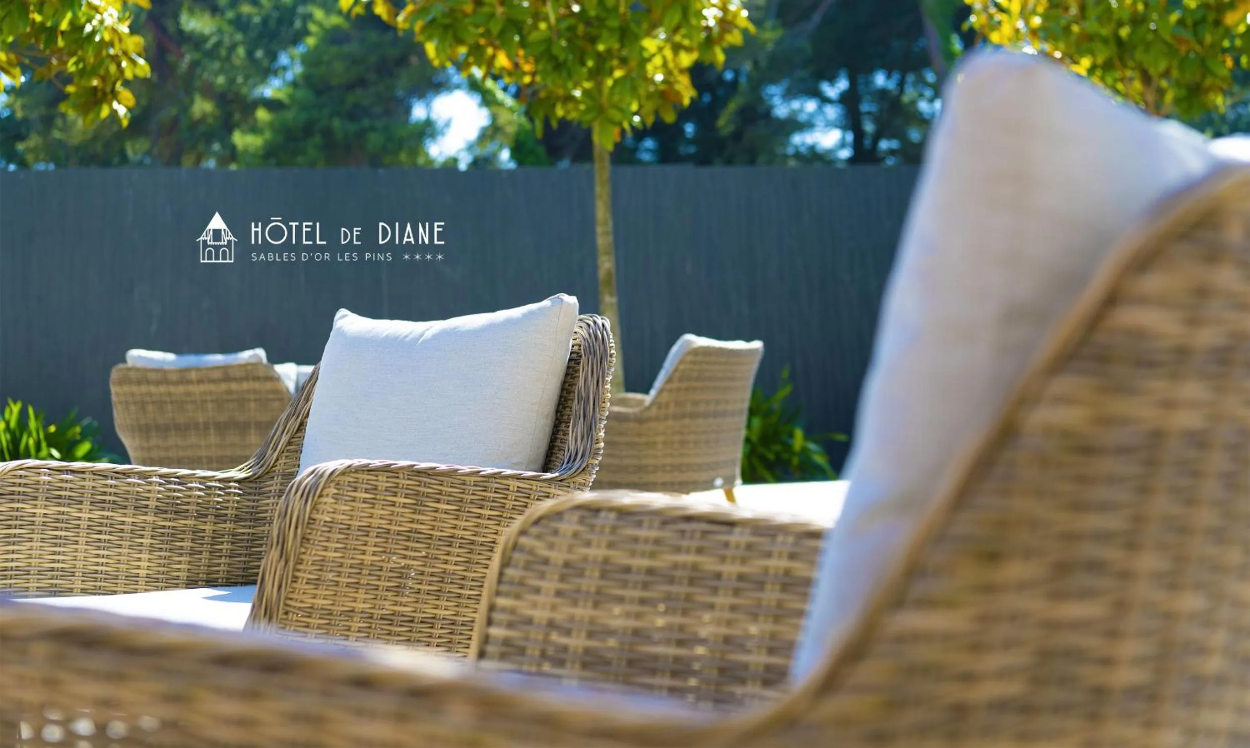 Patio in Hotel De Diane