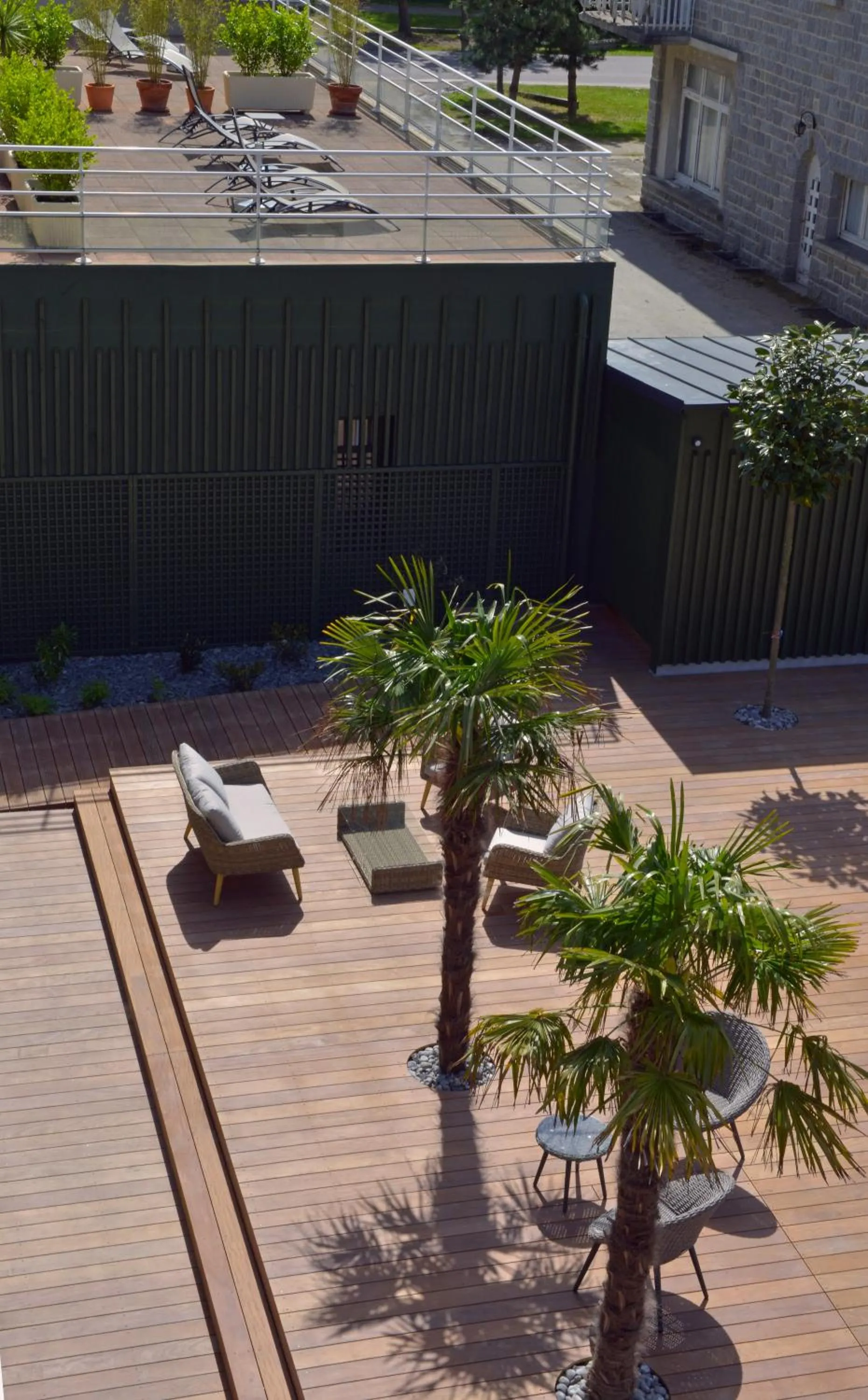 Patio in Hotel De Diane