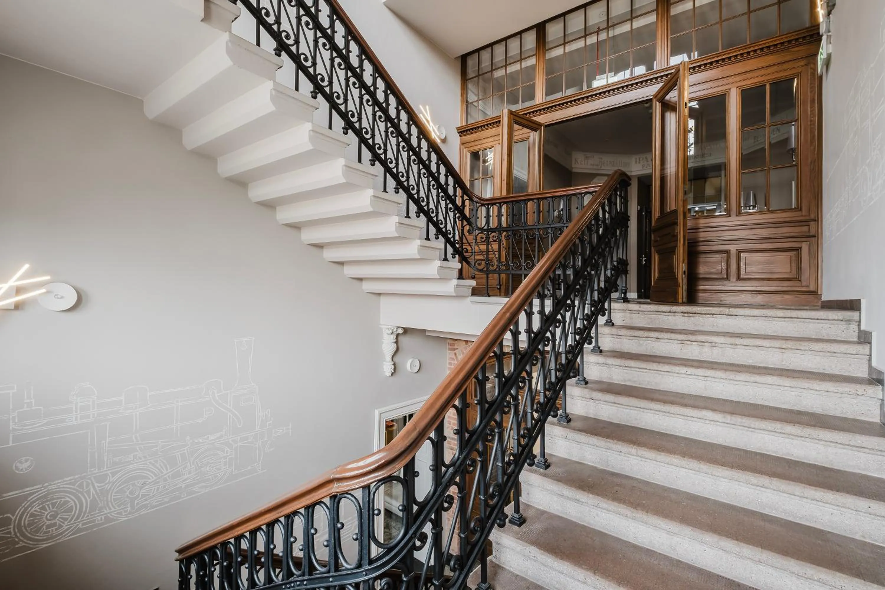 Lobby or reception in Craft Beer Central Hotel