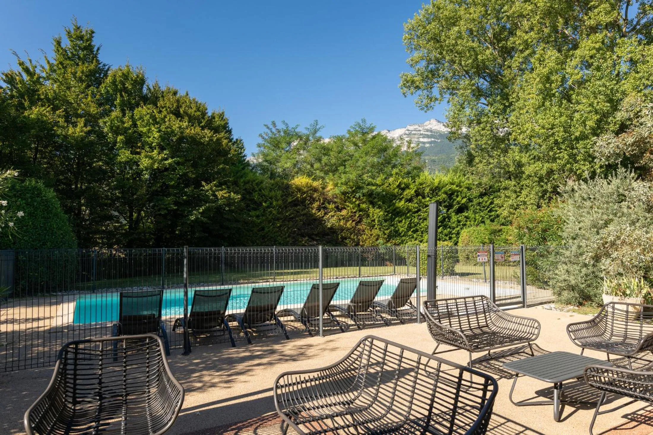 Natural landscape in Hôtel des Trois Massifs